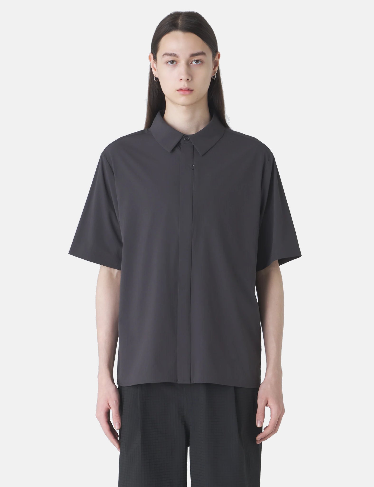 Hiking Patrol Align Button Up SS Shirt - Black — BHODE