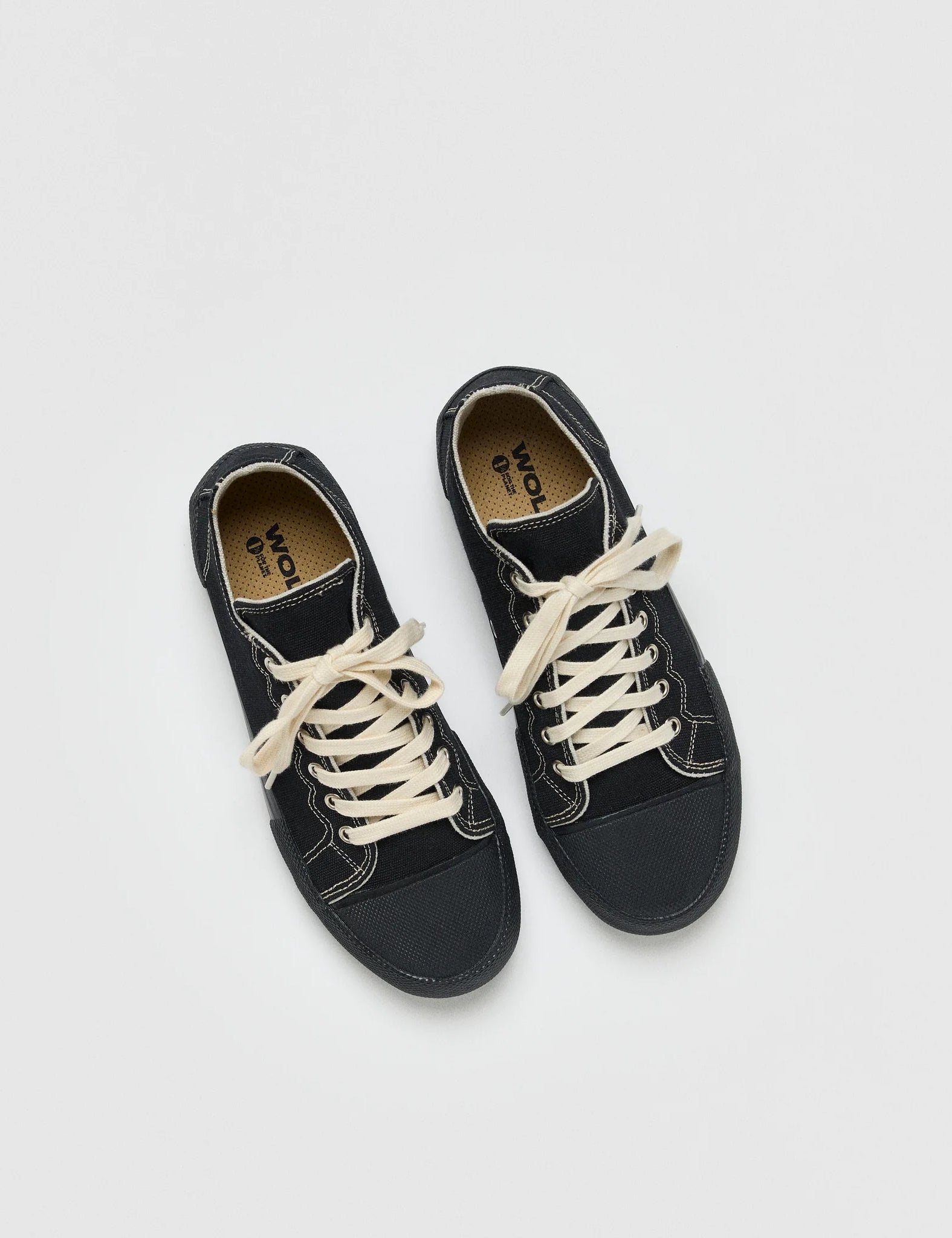 Wollow Dolores Trainers - Black Tonal