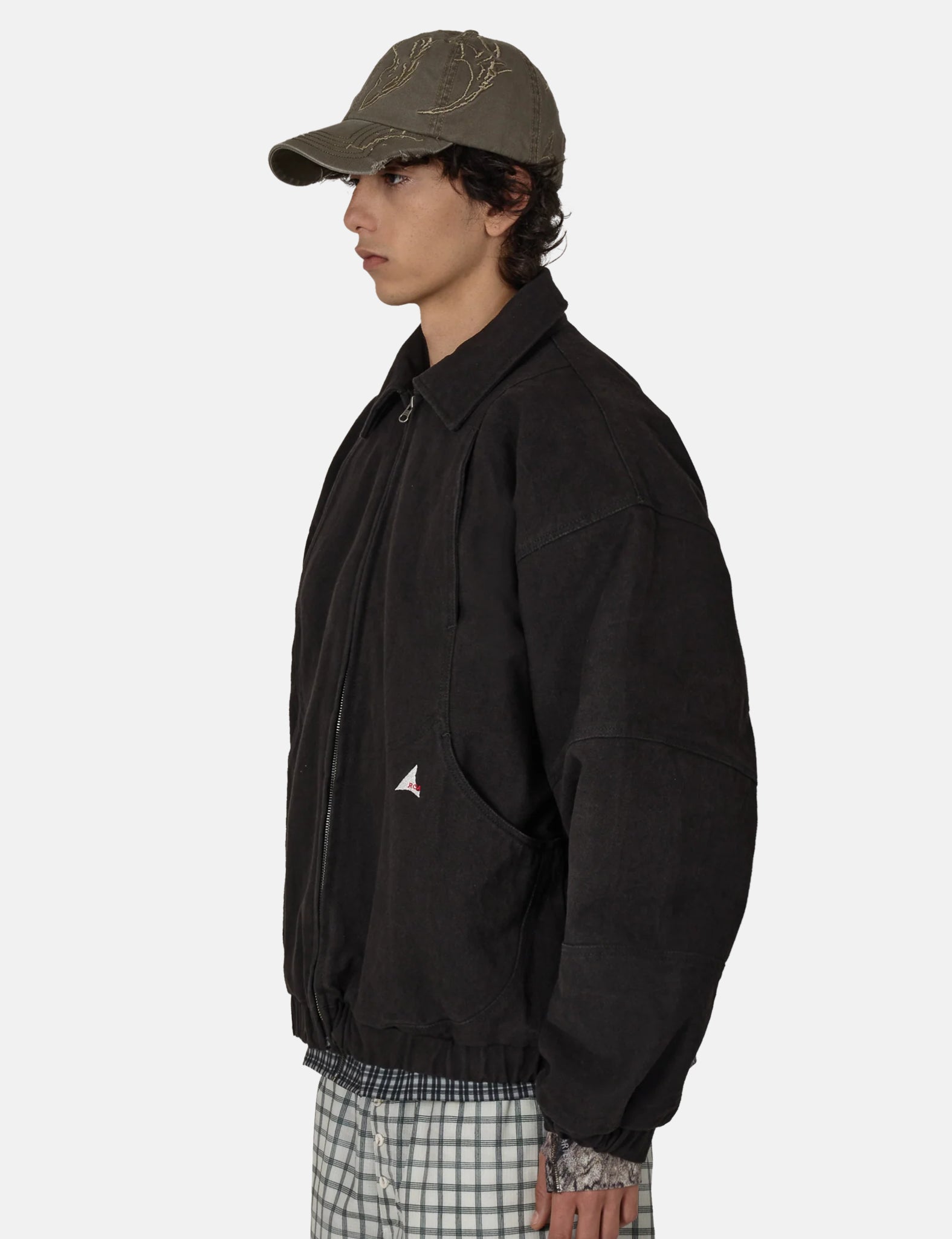 ROA Ash Canvas Jacket - Washed Black — BHODE