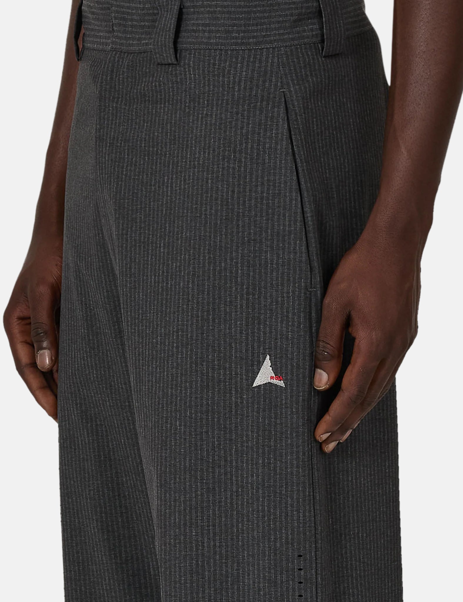 ROA Numb Pinstriped Packable Pants - Black — BHODE