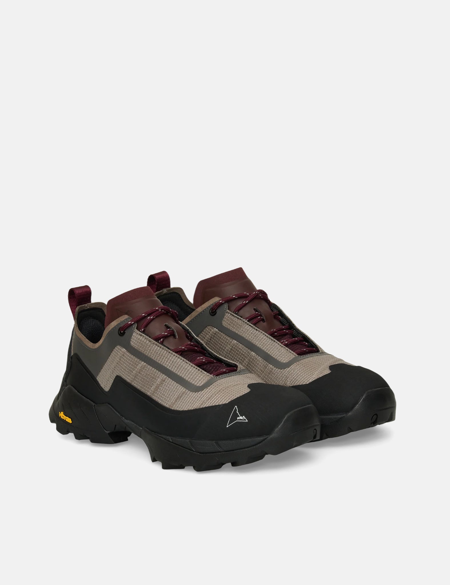 ROA Katharina Light Trainers - Taupe/Burgundy — BHODE