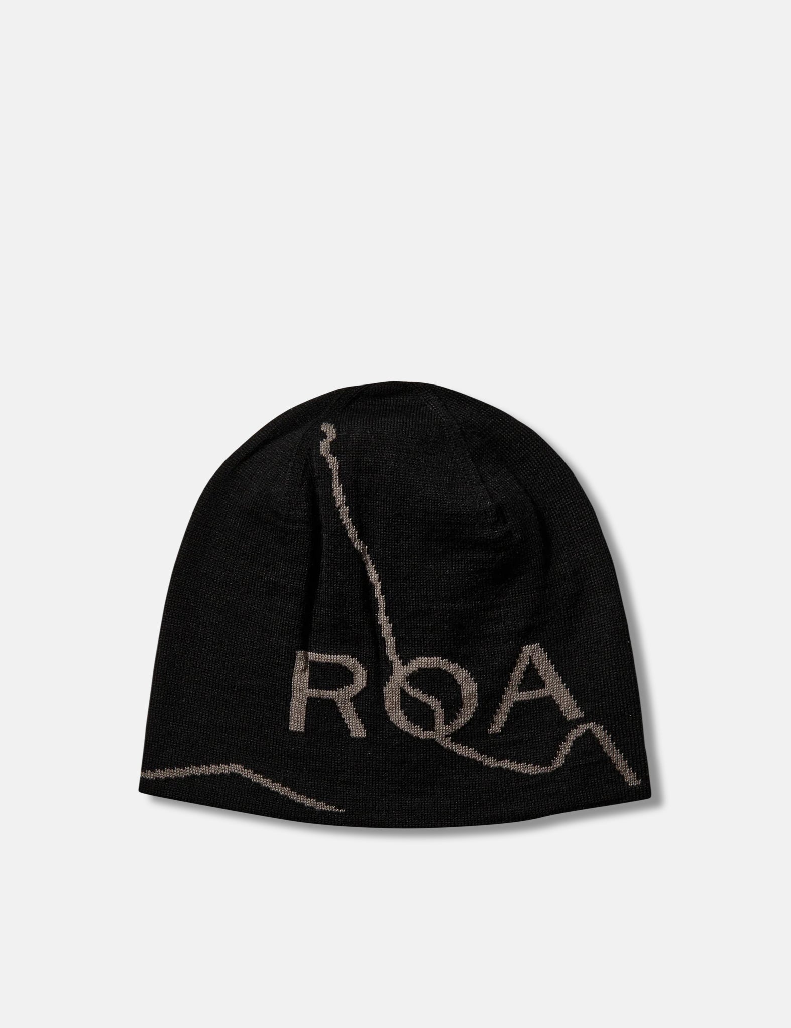ROA Logo Wool Beanie Hat - Black — BHODE