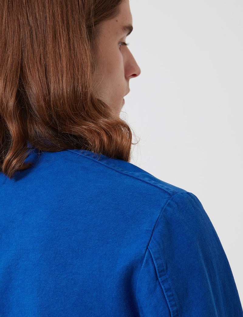 Bhode Chore Jacket (Cotton Twill) — Buggati Blue