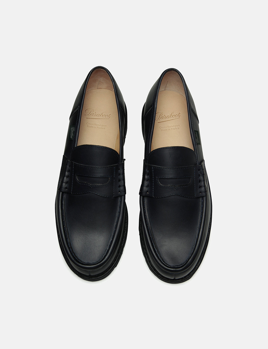 Paraboot Reims Lisse (Smooth Leather) - Black — BHODE