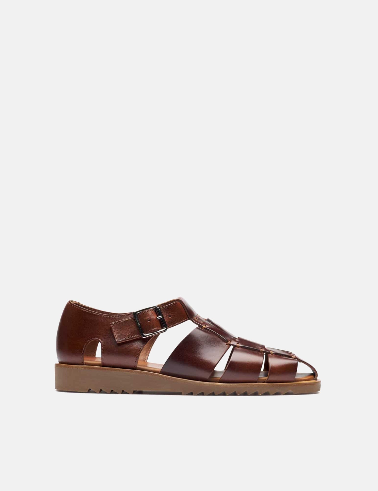 Paraboot Pacific Sandals (Leather) - Marron Brown — BHODE