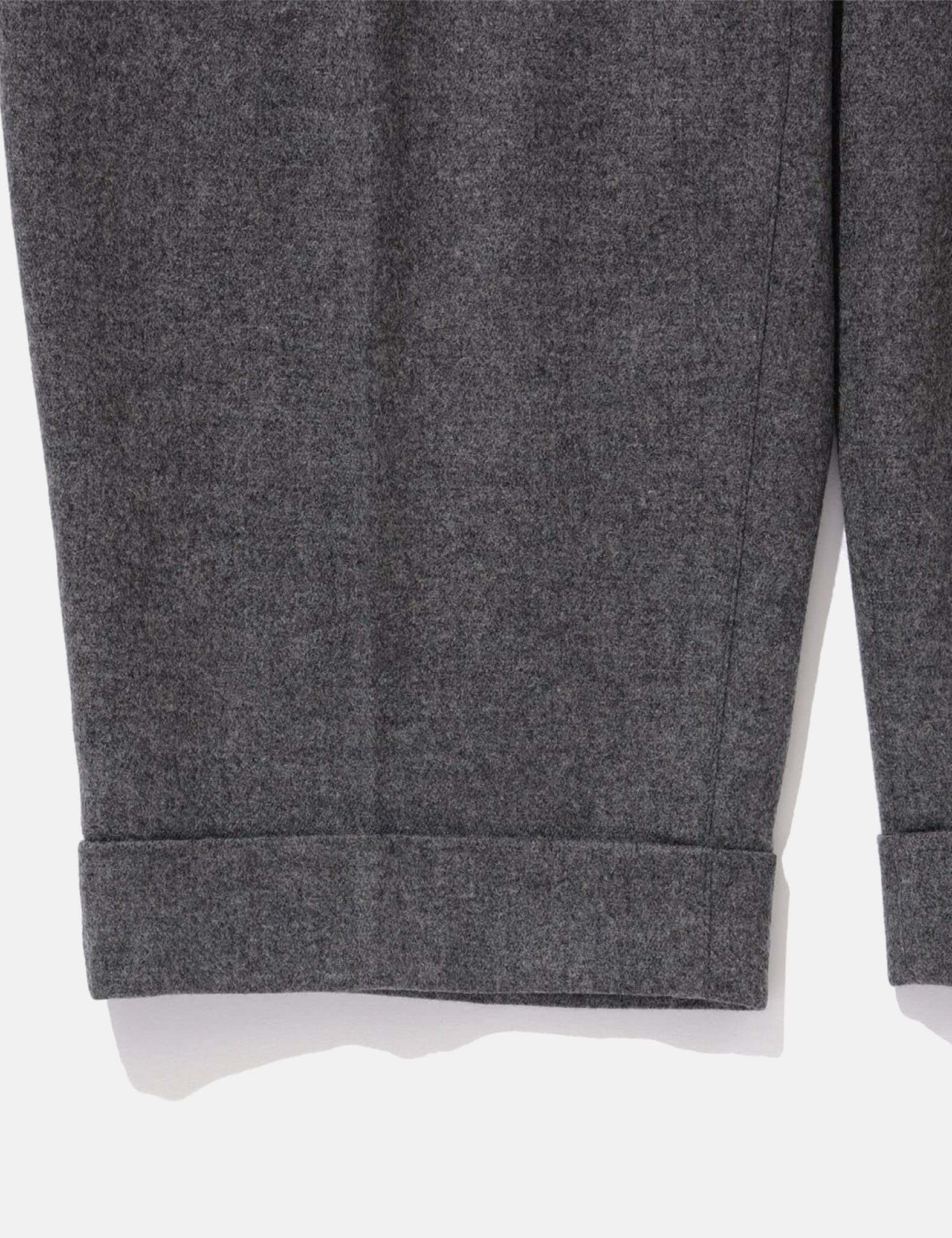 Beams Plus 2 Pleats Tapered Flannel - Grey — BHODE