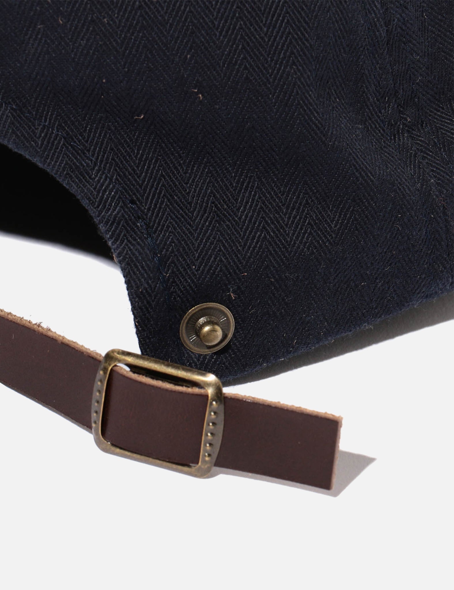 Beams Plus 6-Panel Herringbone Cap - Navy Blue — BHODE