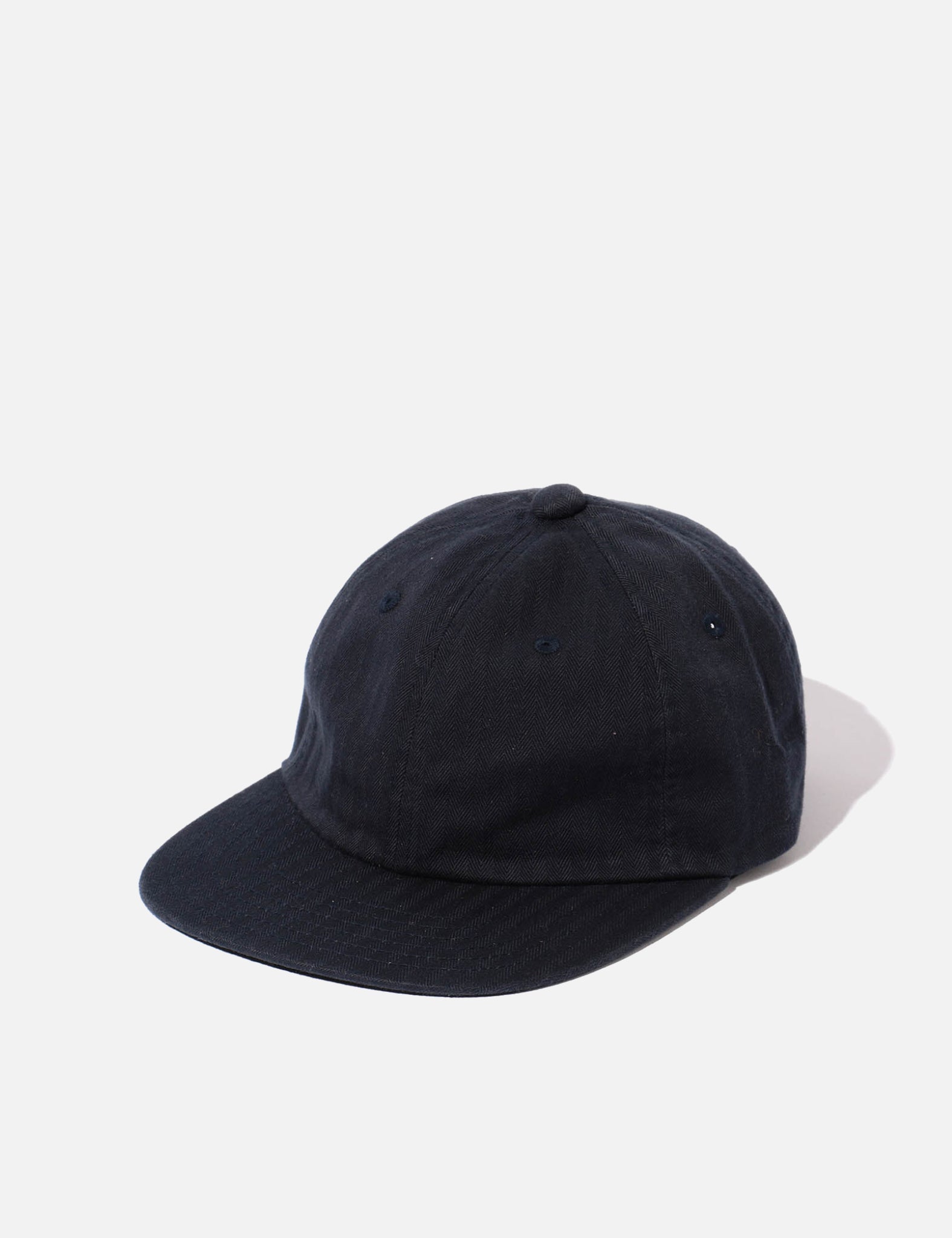 Beams Plus 6-Panel Herringbone Cap - Navy Blue — BHODE