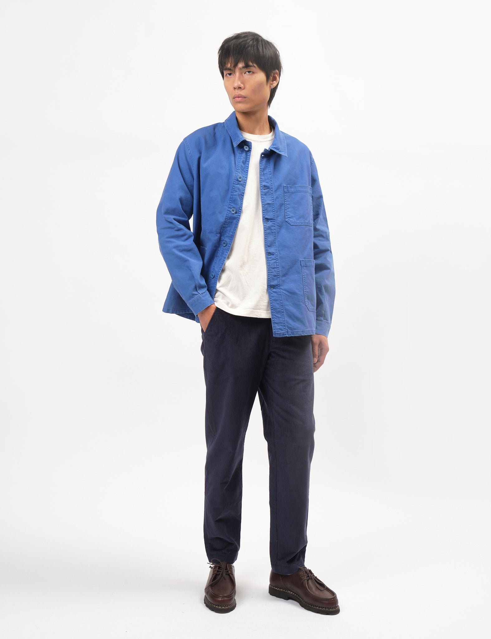 Bhode x Le Laboureur Washed Twill Work Jacket - Bugatti