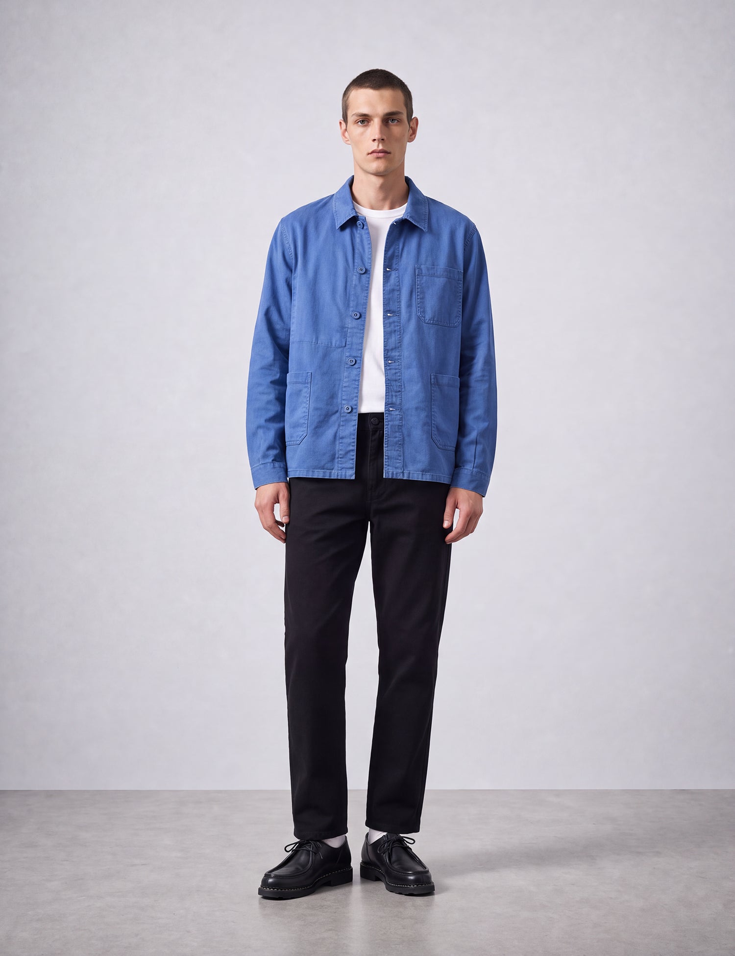 Bhode x Le Laboureur Washed Twill Work Jacket - Bugatti