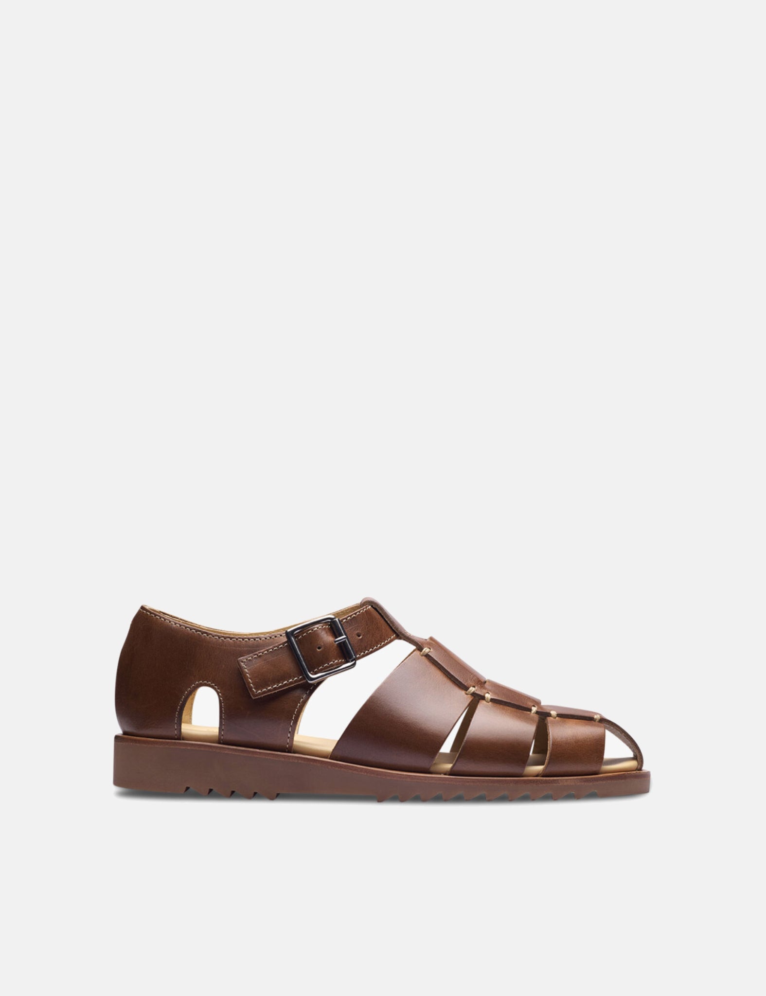 Paraboot Pacific Sandals (Leather) - Marron America Brown — BHODE