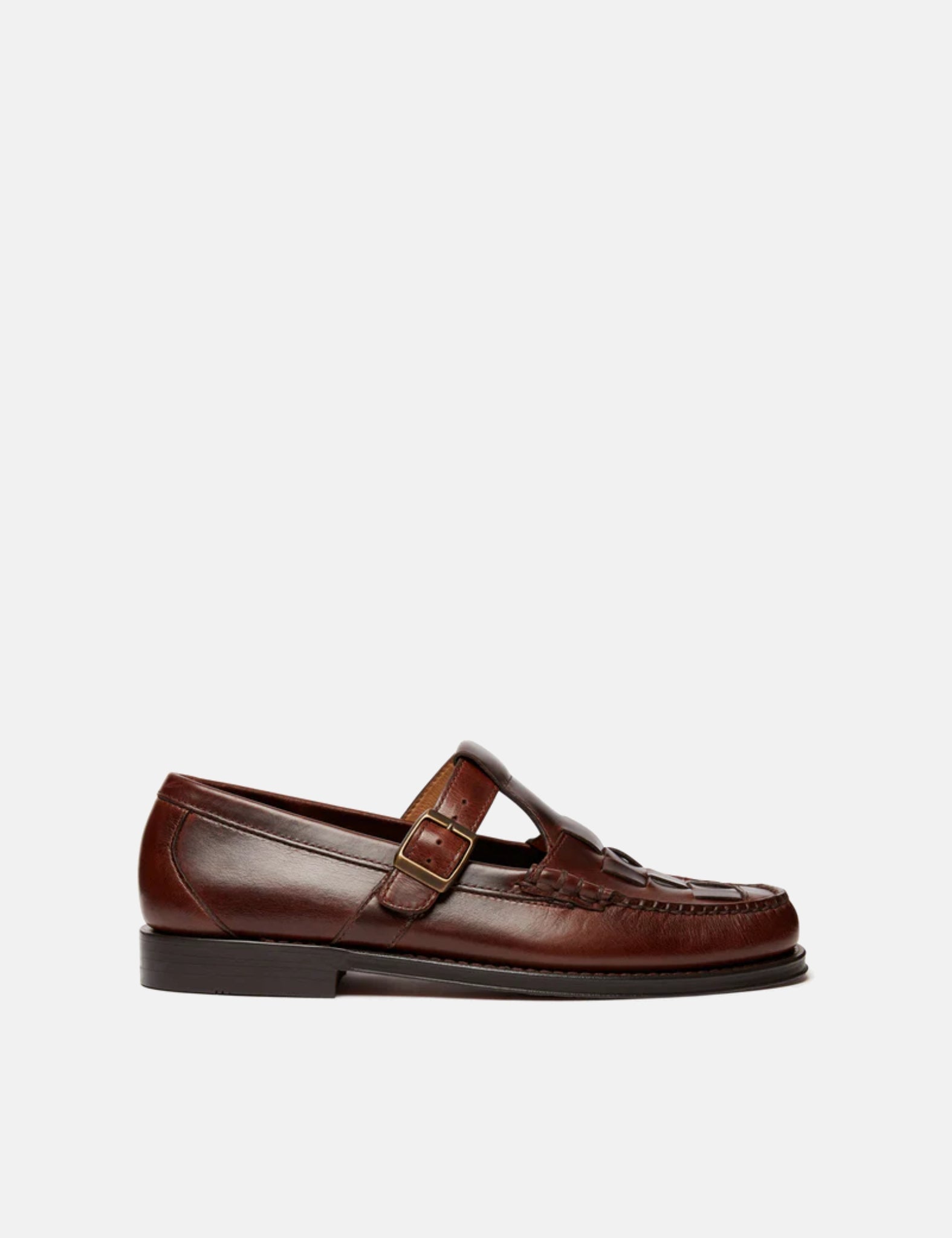 G.H. Bass Weejun Fisherman Sandals (Leather) - Chocolate Brown — BHODE