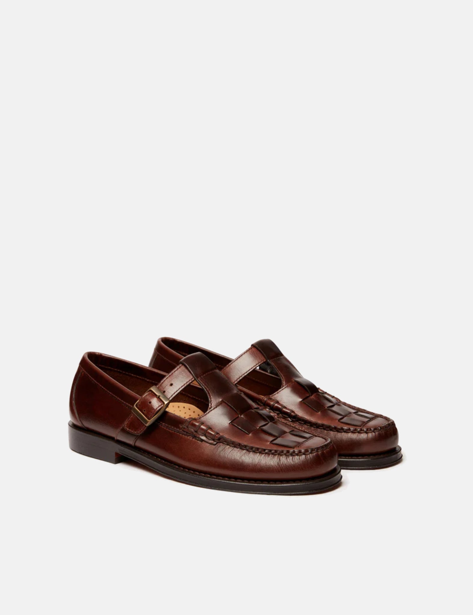 G.H. Bass Weejun Fisherman Sandals (Leather) - Chocolate Brown — BHODE