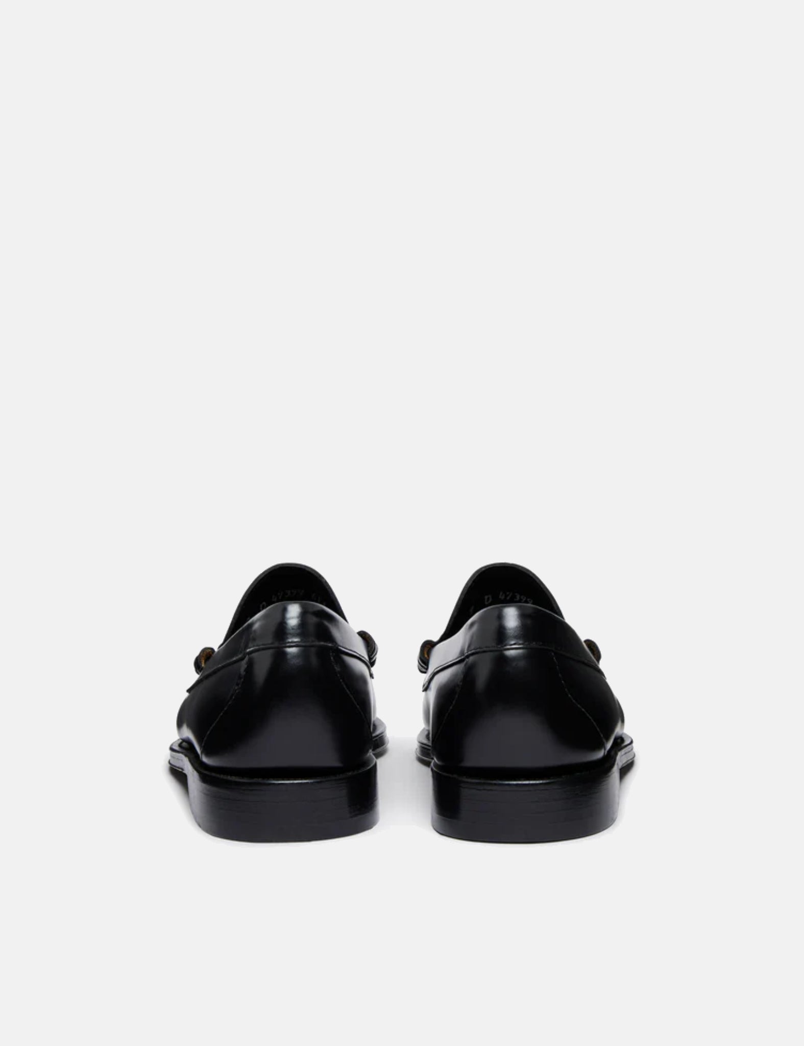 G.H. Bass Weejun Larson Weave Moc Loafer (Leather) - Black/White — BHODE