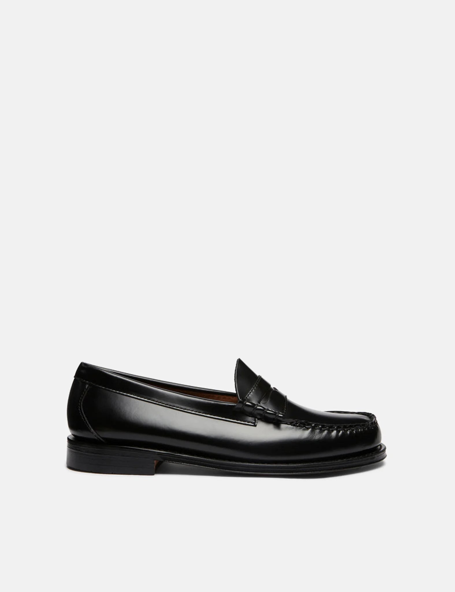 G.H. Bass Weejuns Larson Moc Penny (Leather) - Black — BHODE