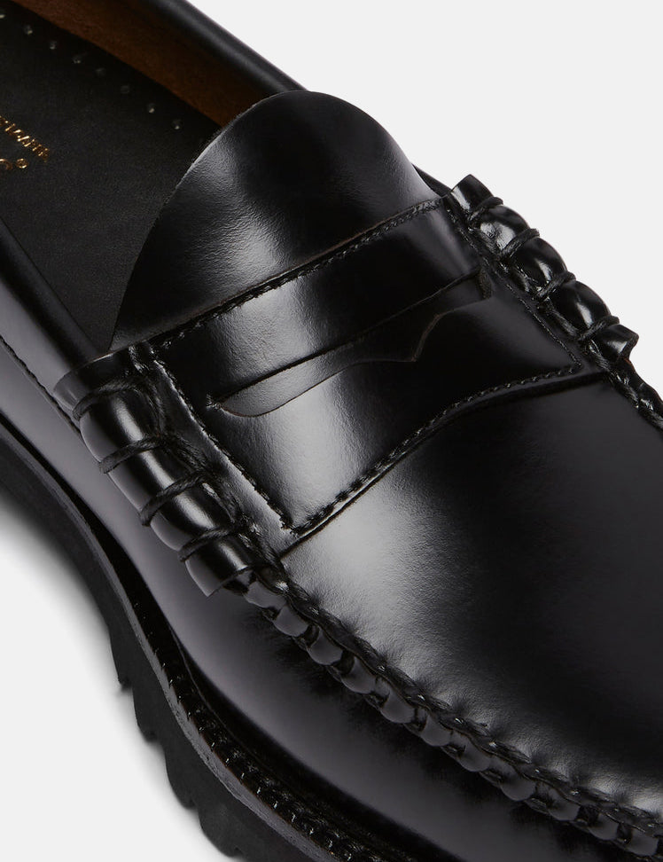 G.H. Bass Weejuns 90 Larson Penny (Leather) - Black — BHODE