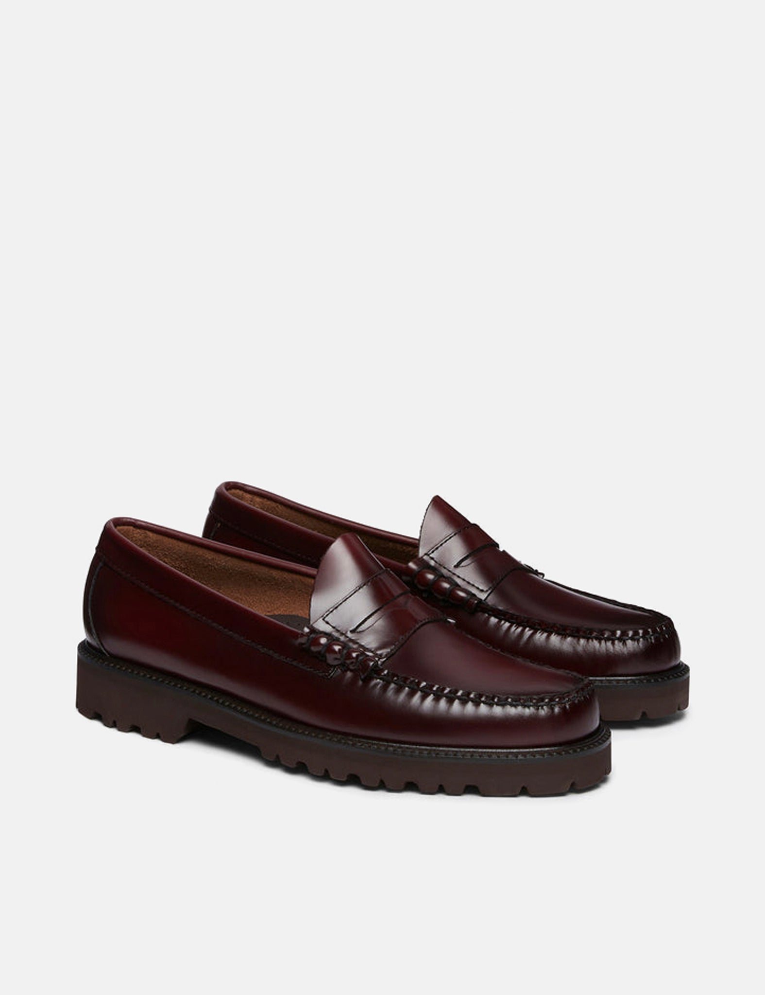 G.H. Bass Weejuns 90 Larson Penny (Leather) - Wine — BHODE
