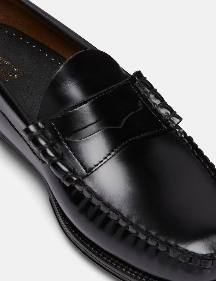 G.H. Bass Weejuns II Larson Moc Penny (Leather) - Black — BHODE