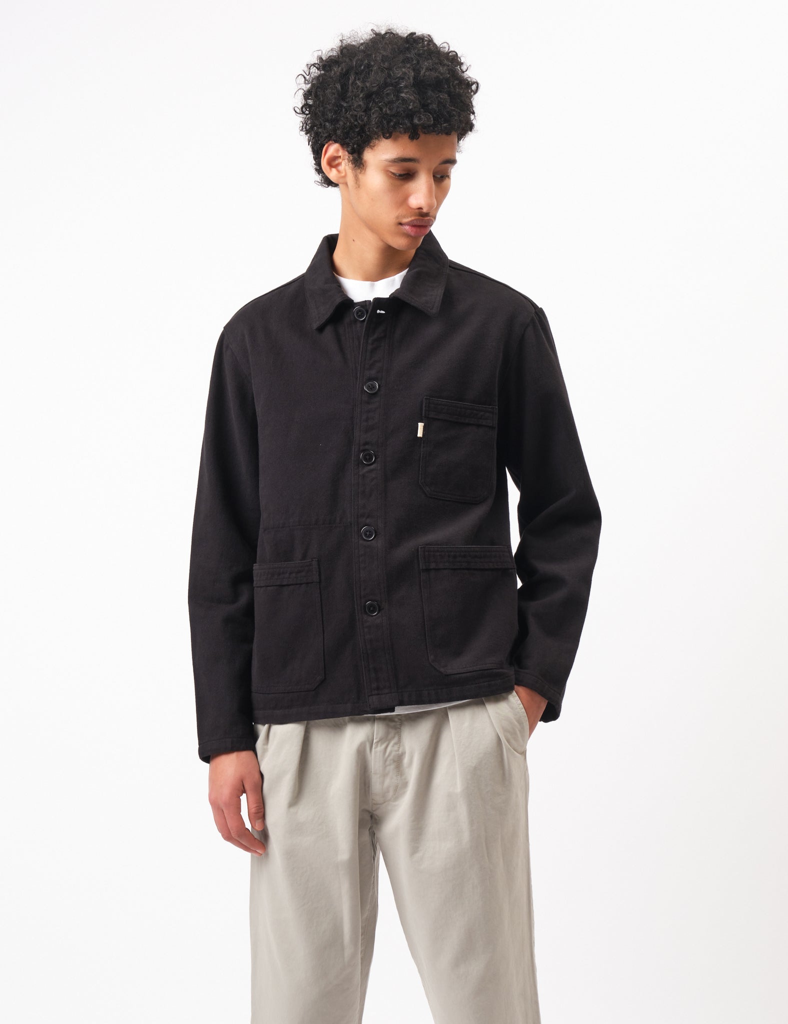 Bhode French Chore Jacket Mk.II - Black