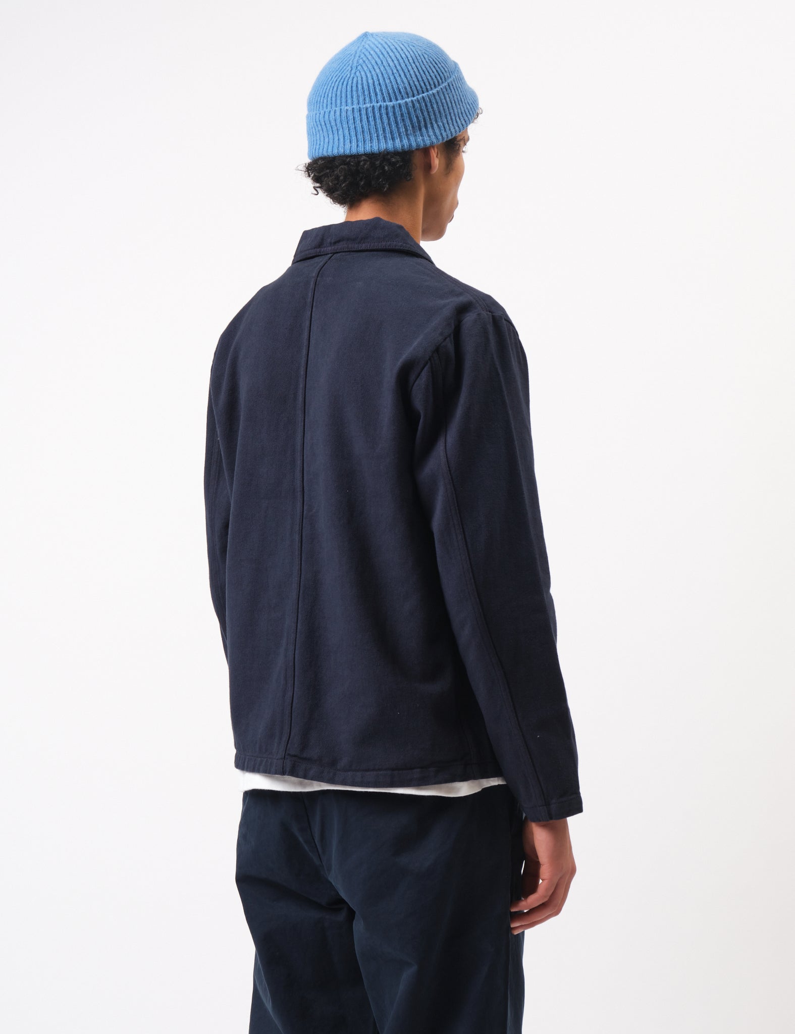 Bhode French Chore Jacket Mk.II - Night Sky Blue