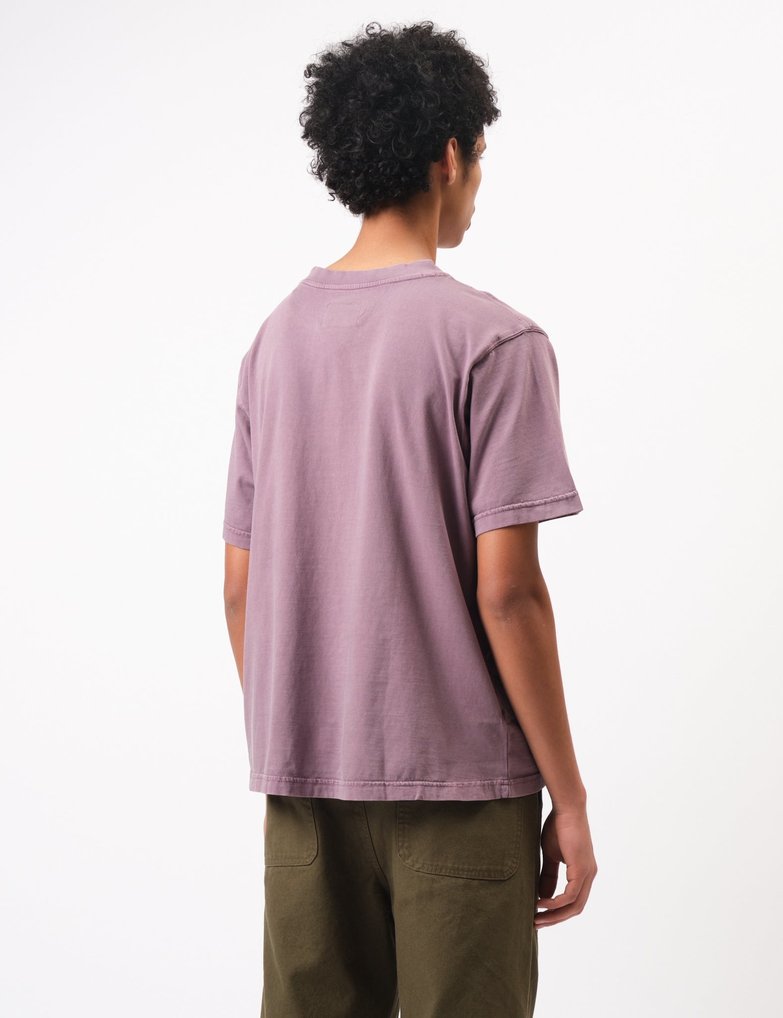 Bhode Pigment Washed Tee - Plum