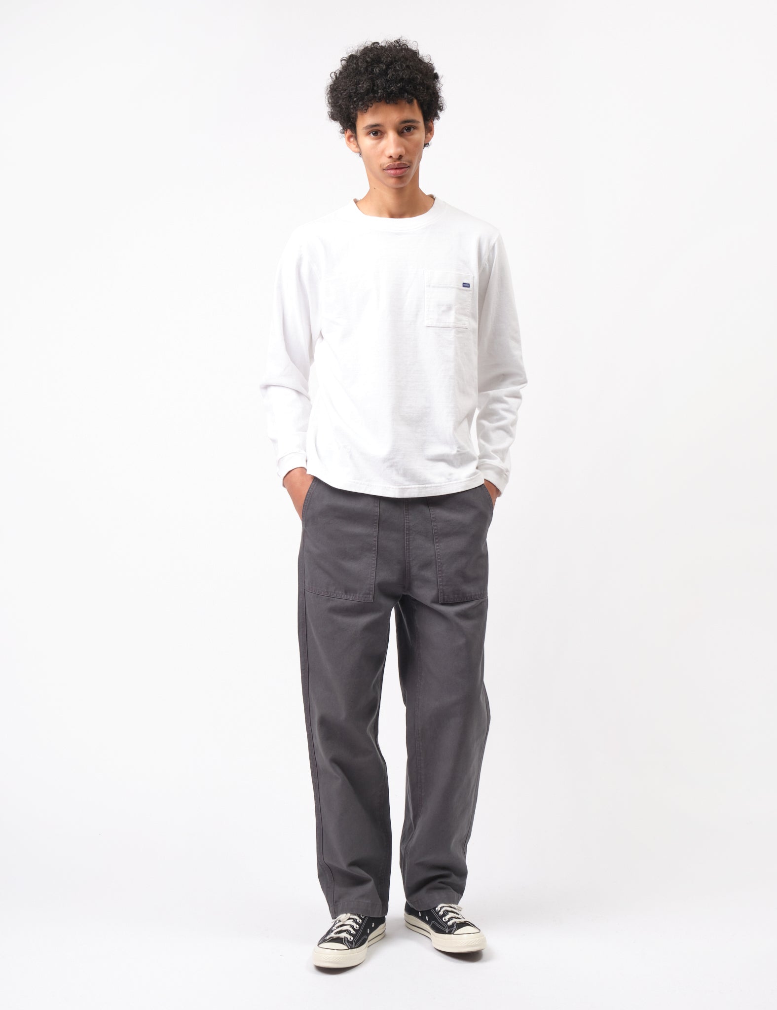 Bhode Fatigue Pant Canvas - Anthracite Grey