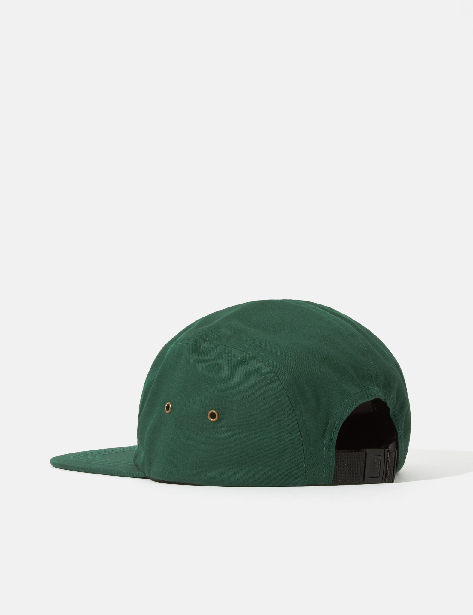 Bhode 5-Panel Cap (Cotton Twill) - Forest Green