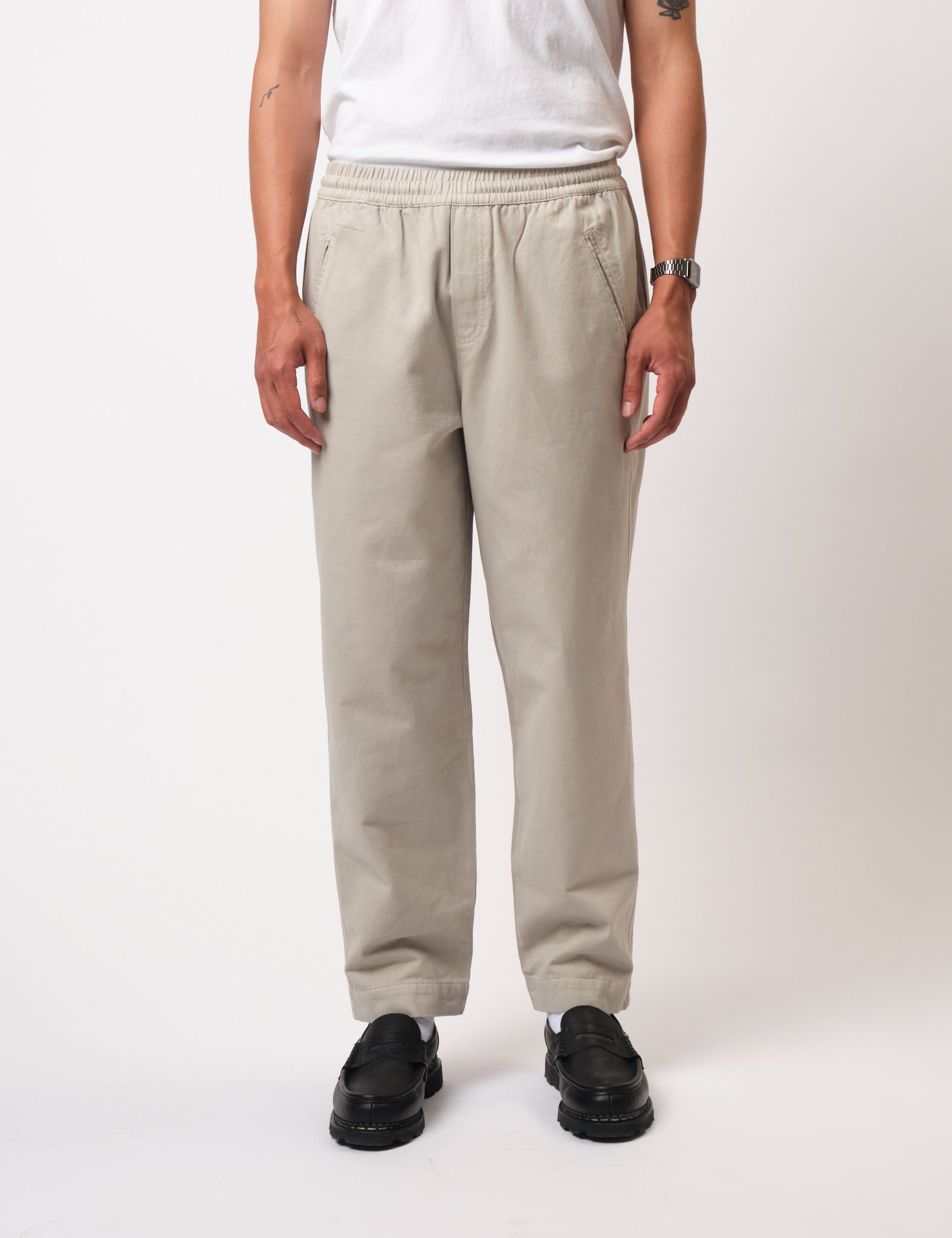 Bhode Beach Draw Cord Pant - Cornish Stone