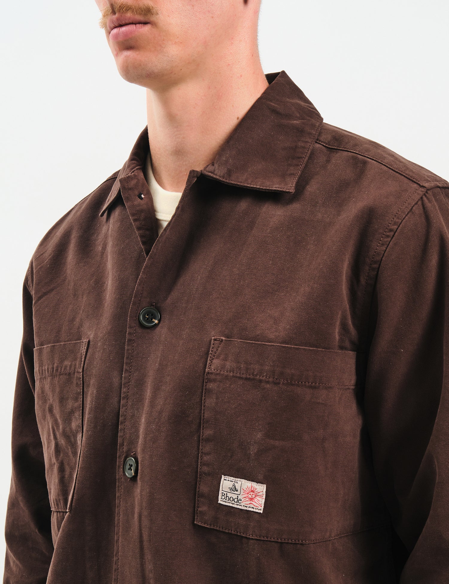 Bhode Meva Overshirt (Twill) - Java Brown