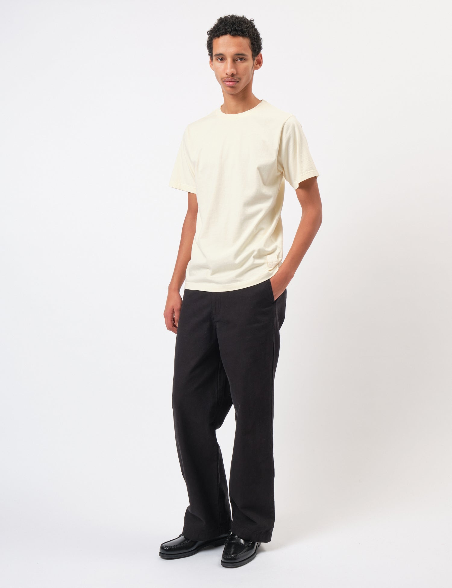 Bhode Stray Dogs Pigment Dyed T-Shirt - Natural