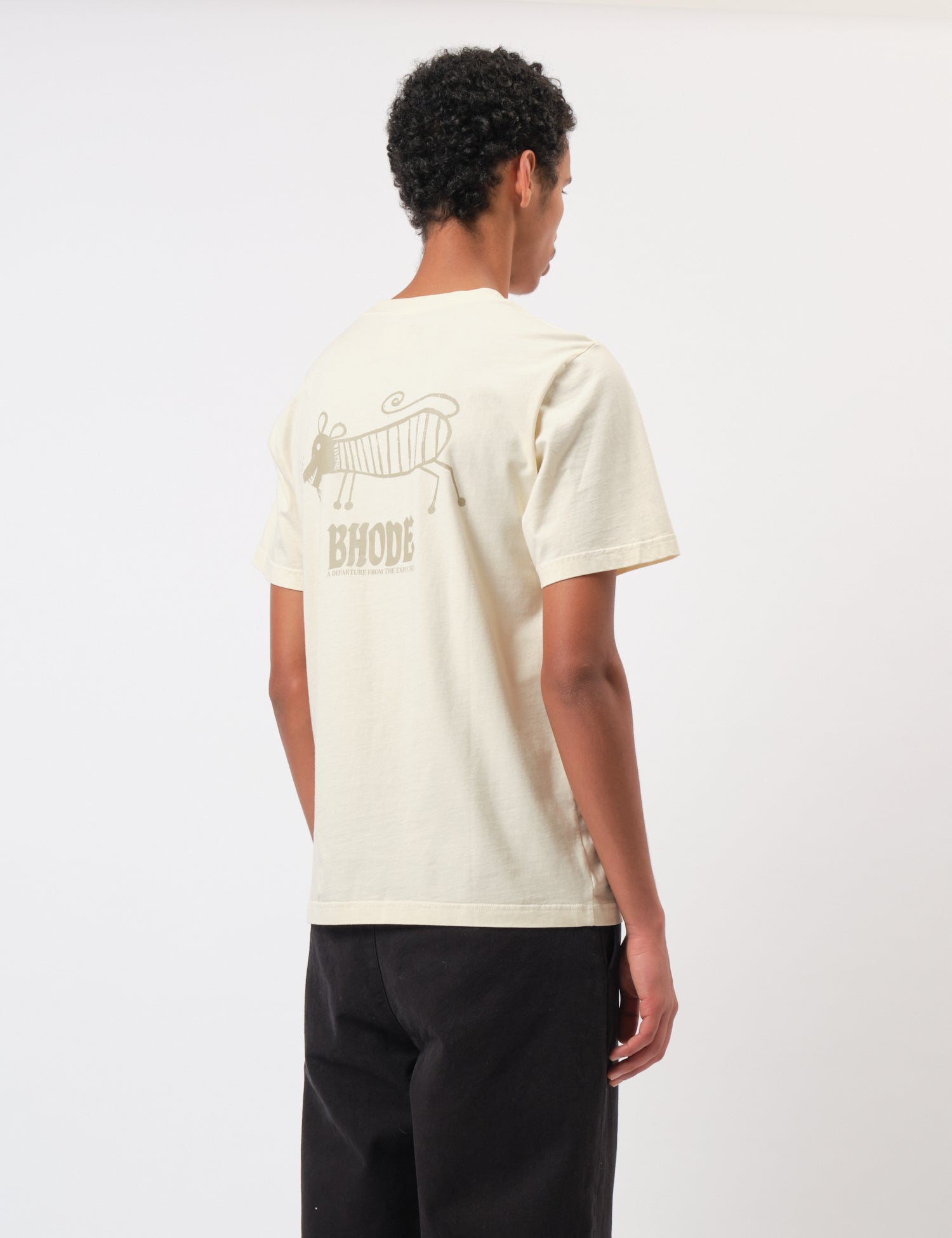 Bhode Stray Dogs Pigment Dyed T-Shirt - Natural