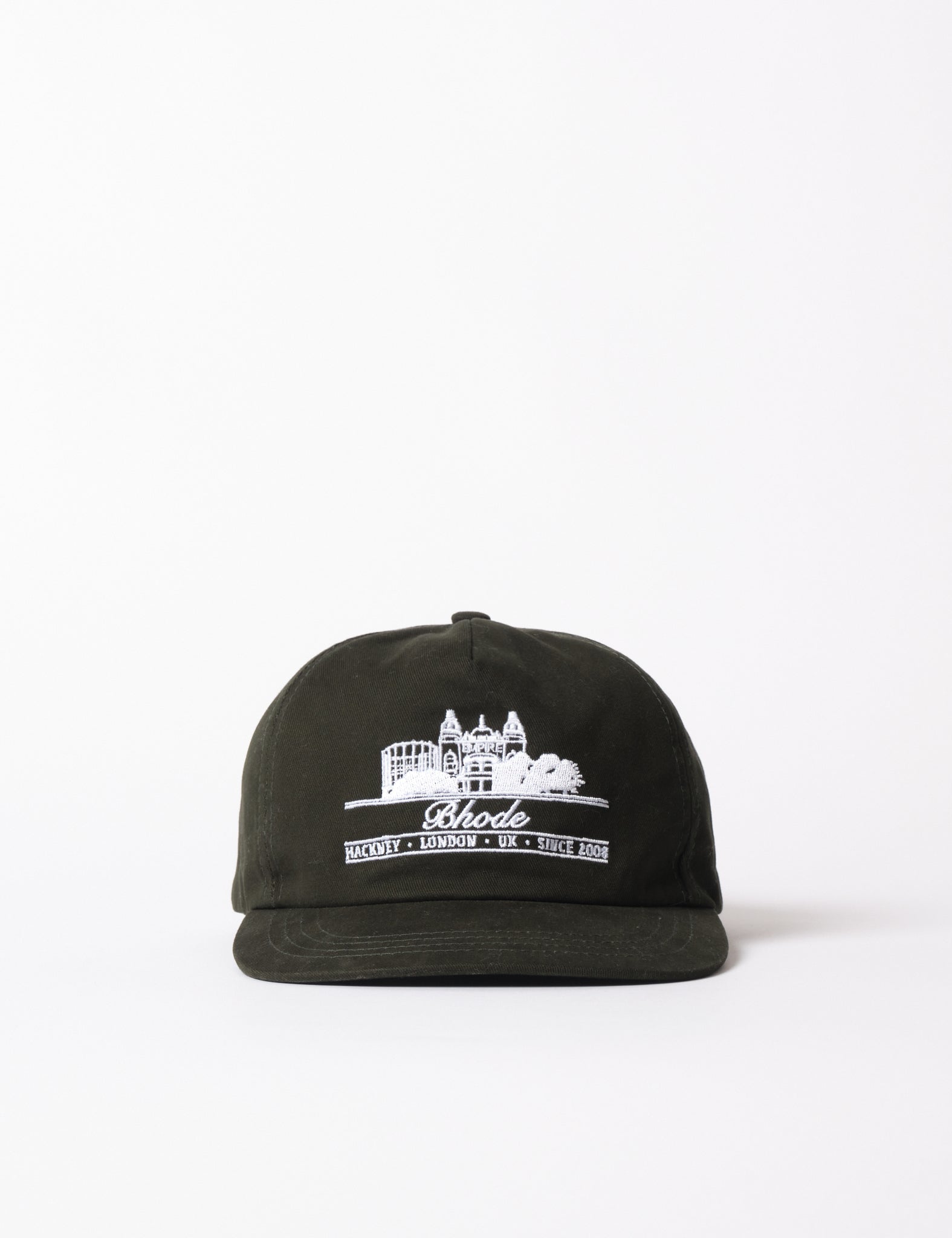 Bhode Hackney 5-Panel Cap - Forest Green