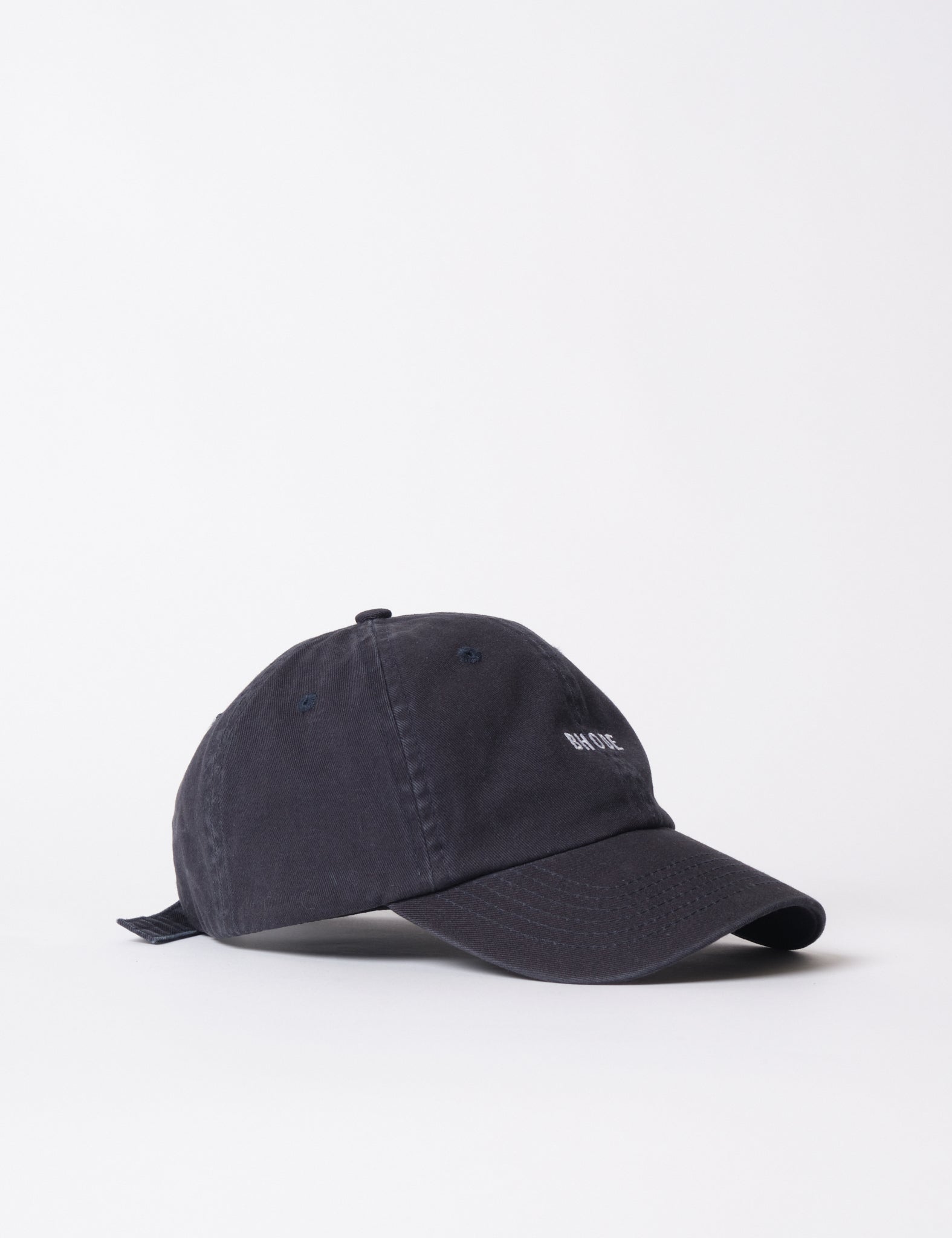 Bhode Washed 6-Panel Cap - Black