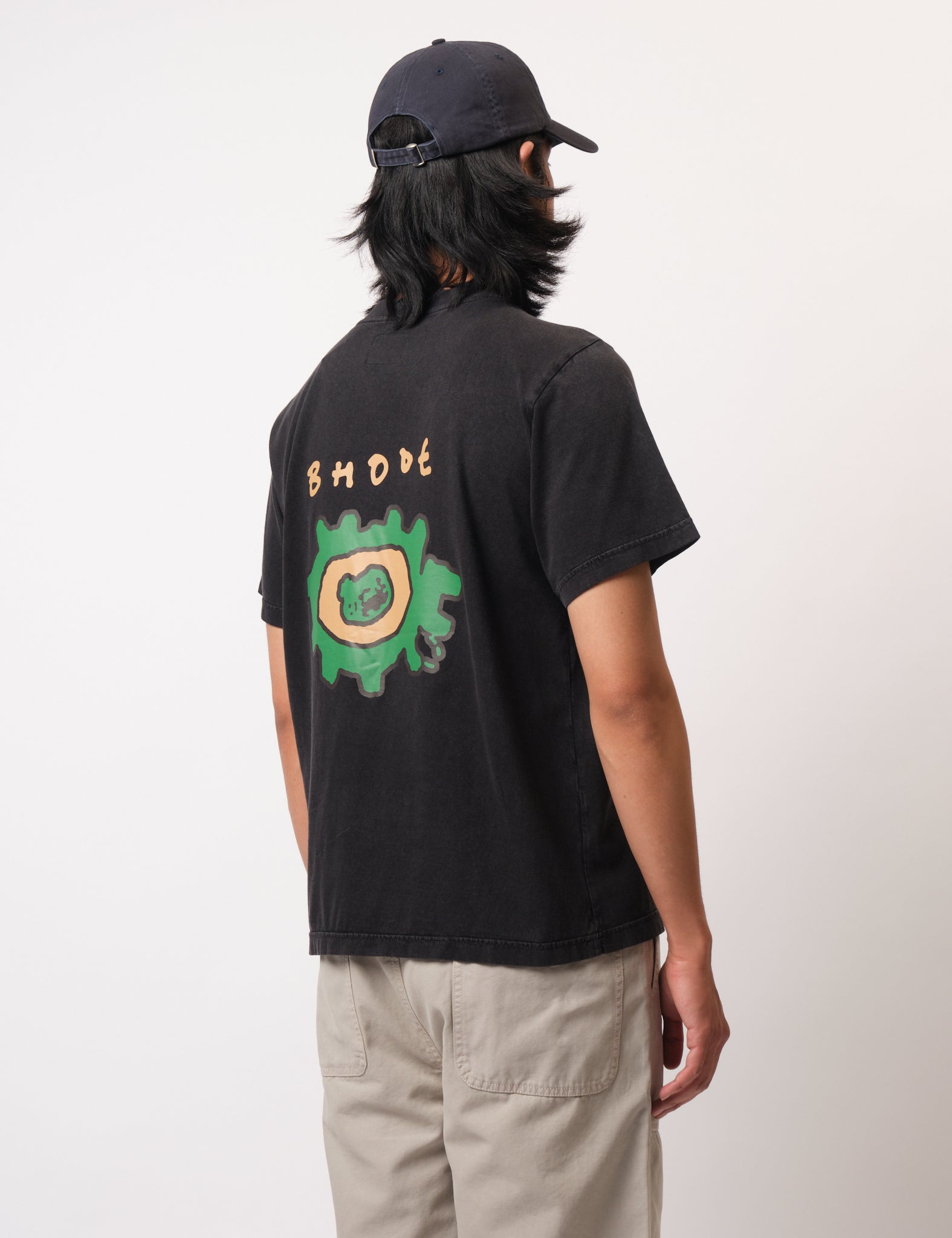 Bhode Third Eye T-Shirt - Washed Black