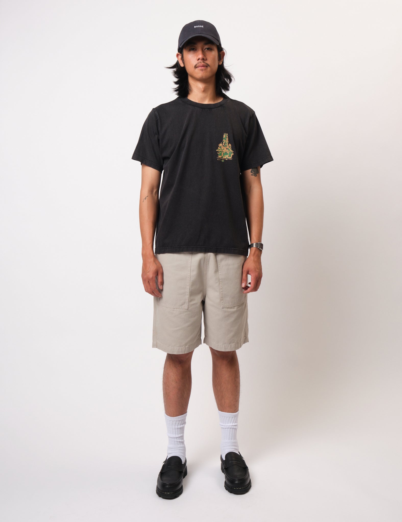 Bhode Third Eye T-Shirt - Washed Black