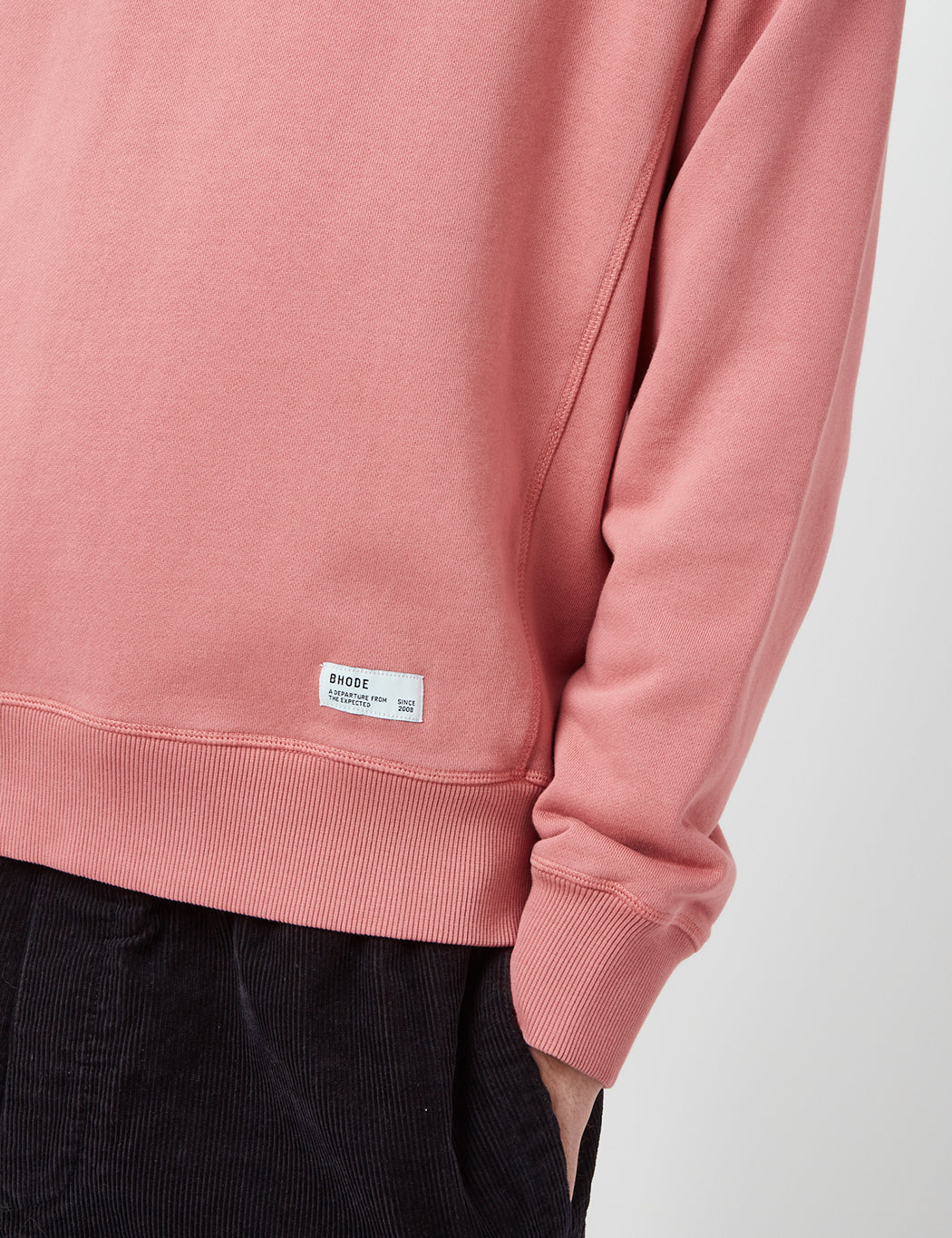 Bhode Archive Sweatshirt (Organic) - Dusty Rose Pink