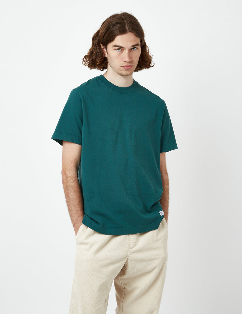 Bhode Everyday Heavyweight T-Shirt (Organic) - Deep Teal Green