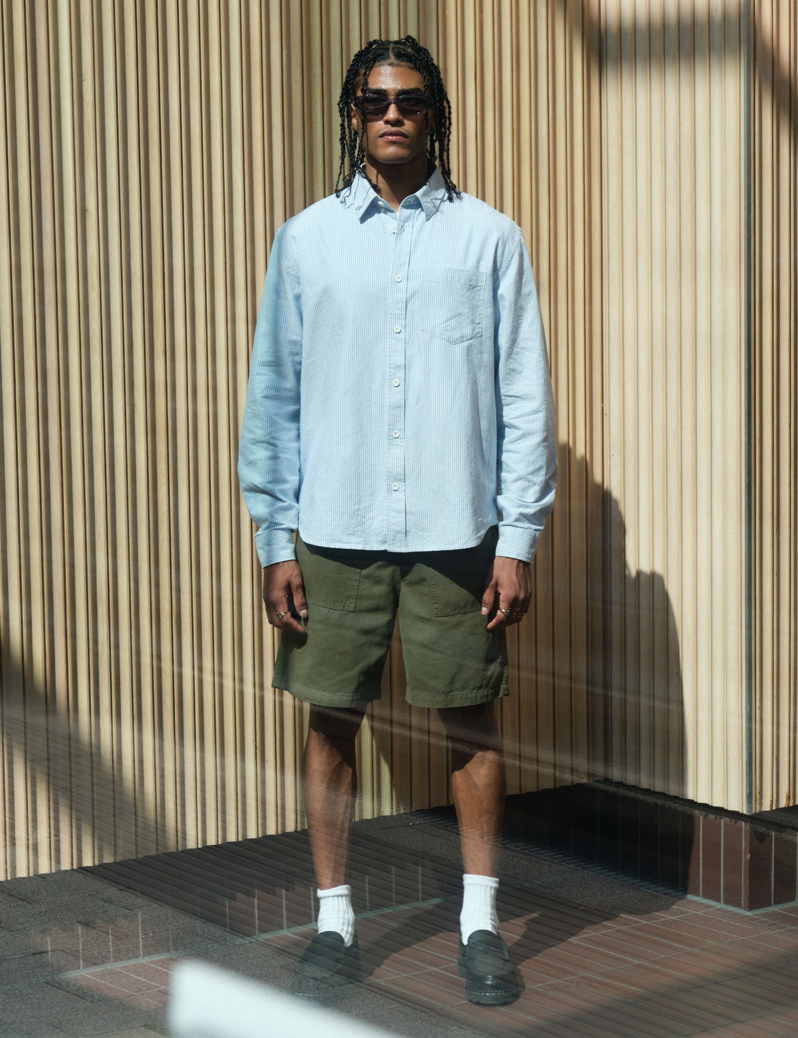 Bhode Fatigue Shorts (Duck Canvas) - Burnt Olive Green