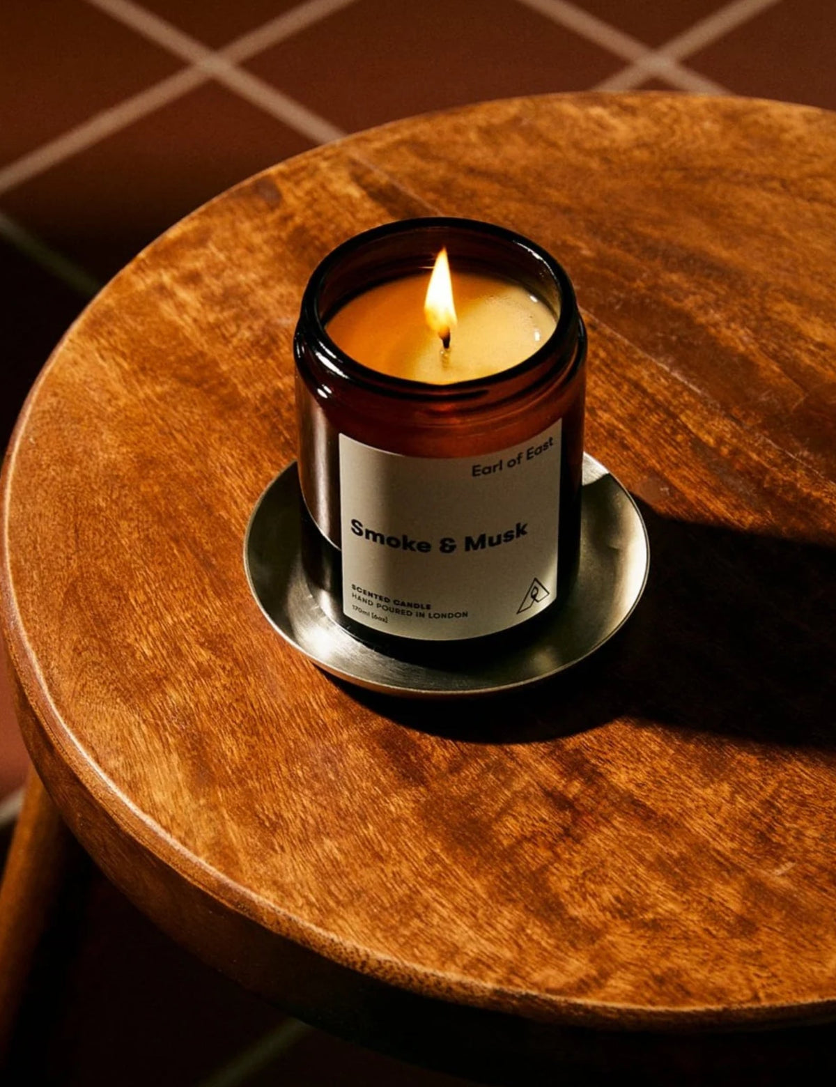 Earl of East Candle Soy Wax Candle 170ml - Smoke & Musk