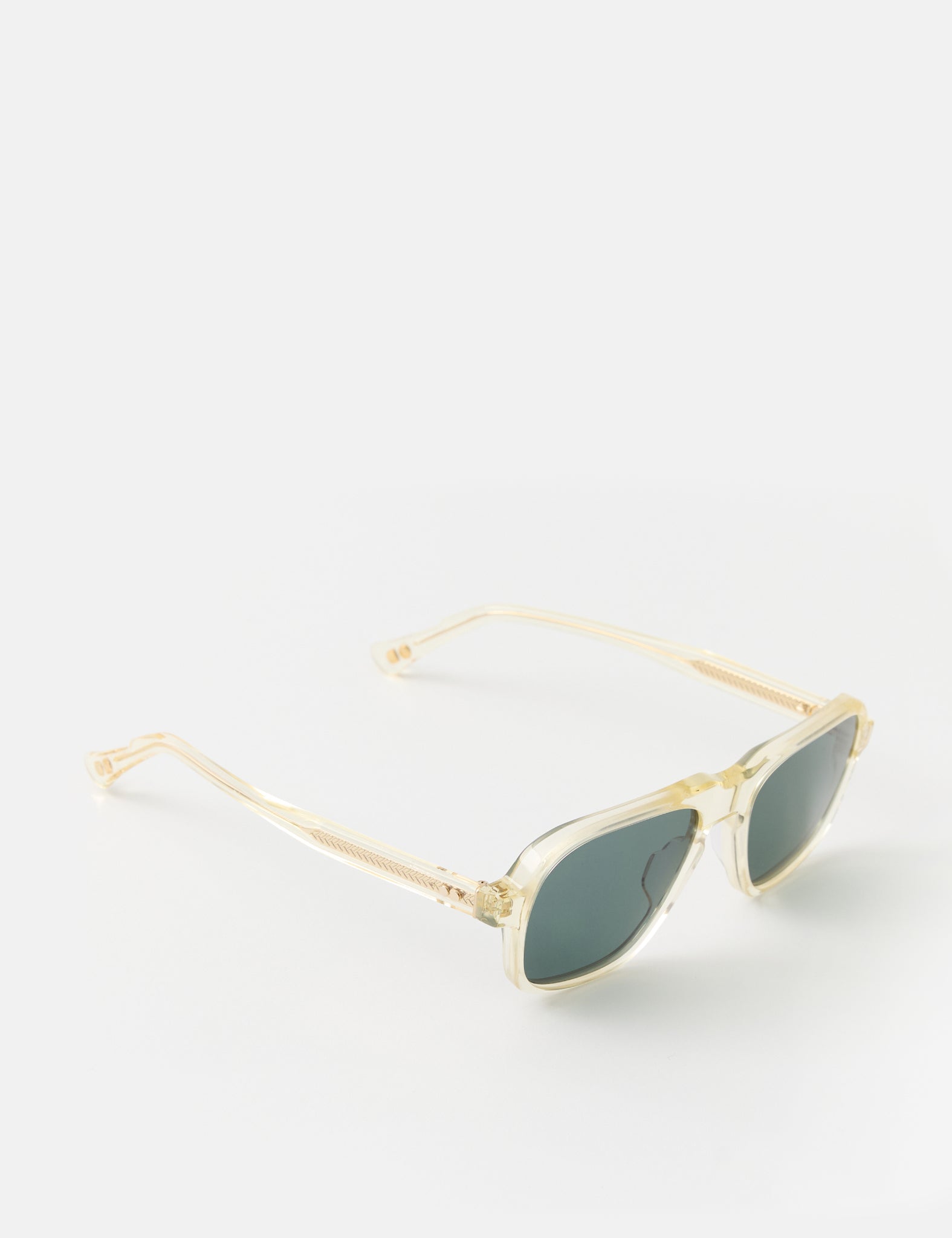 Oscar Deen Fraser Sunglasses - Champagne/Olive Green