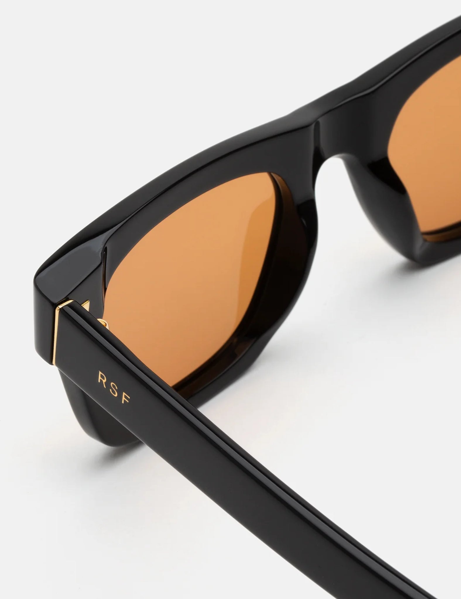 RetroSuperFuture Sintesi Refined Sunglasses - Black/Orange — BHODE