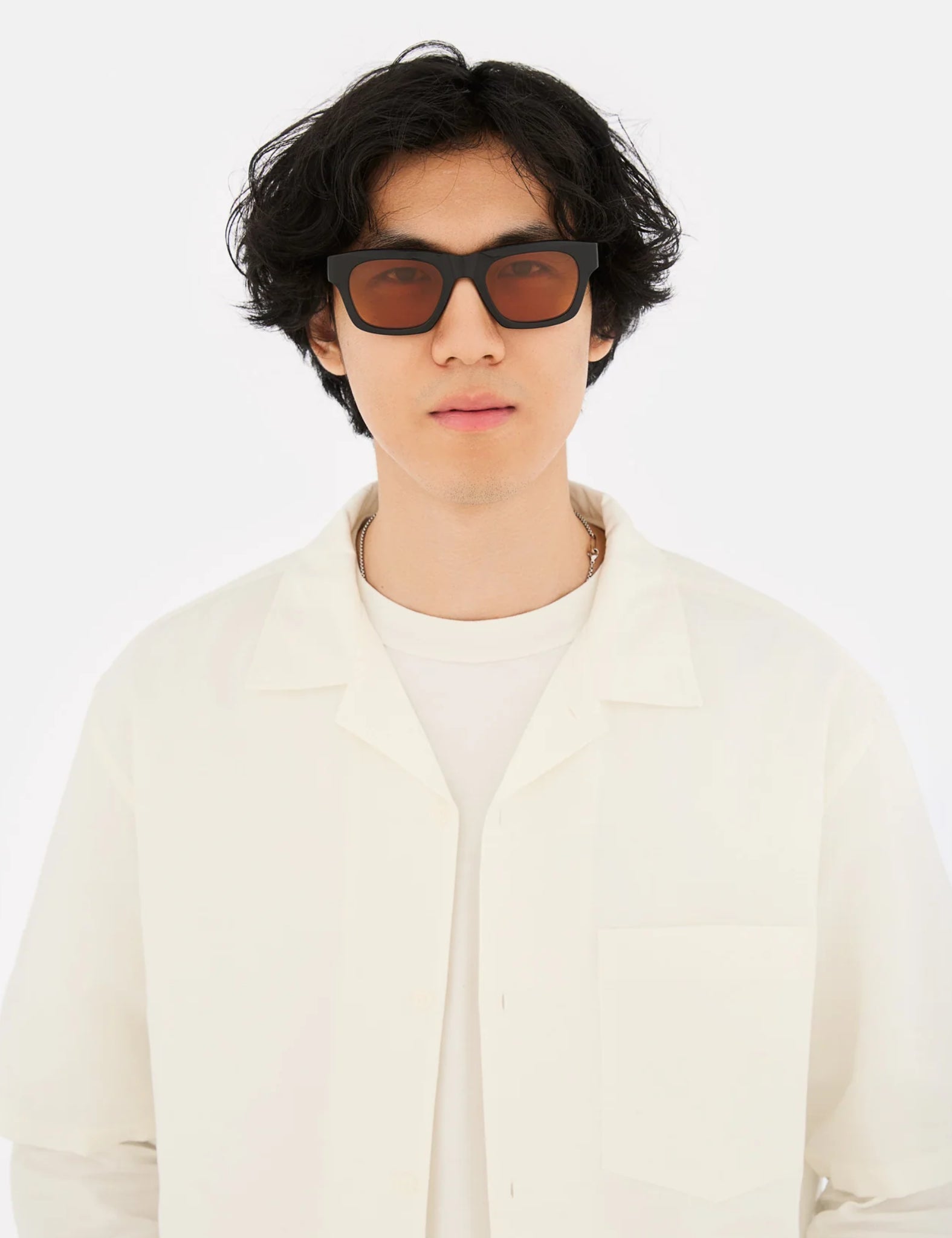 RetroSuperFuture Sintesi Refined Sunglasses - Black/Orange — BHODE