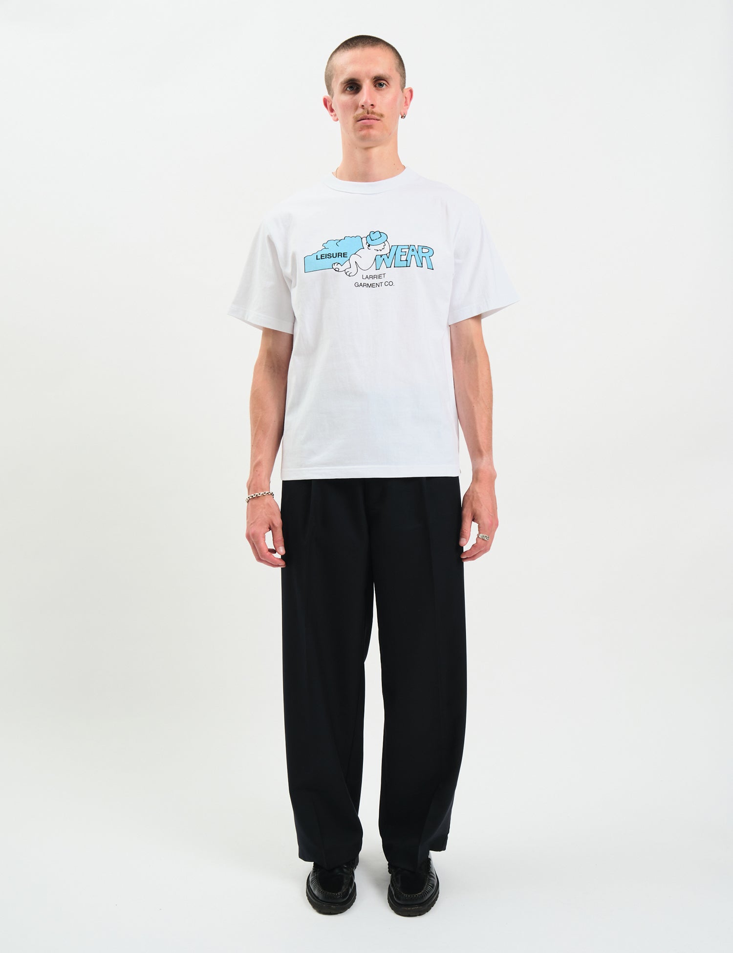 Larriet Leisure T-Shirt - White — BHODE