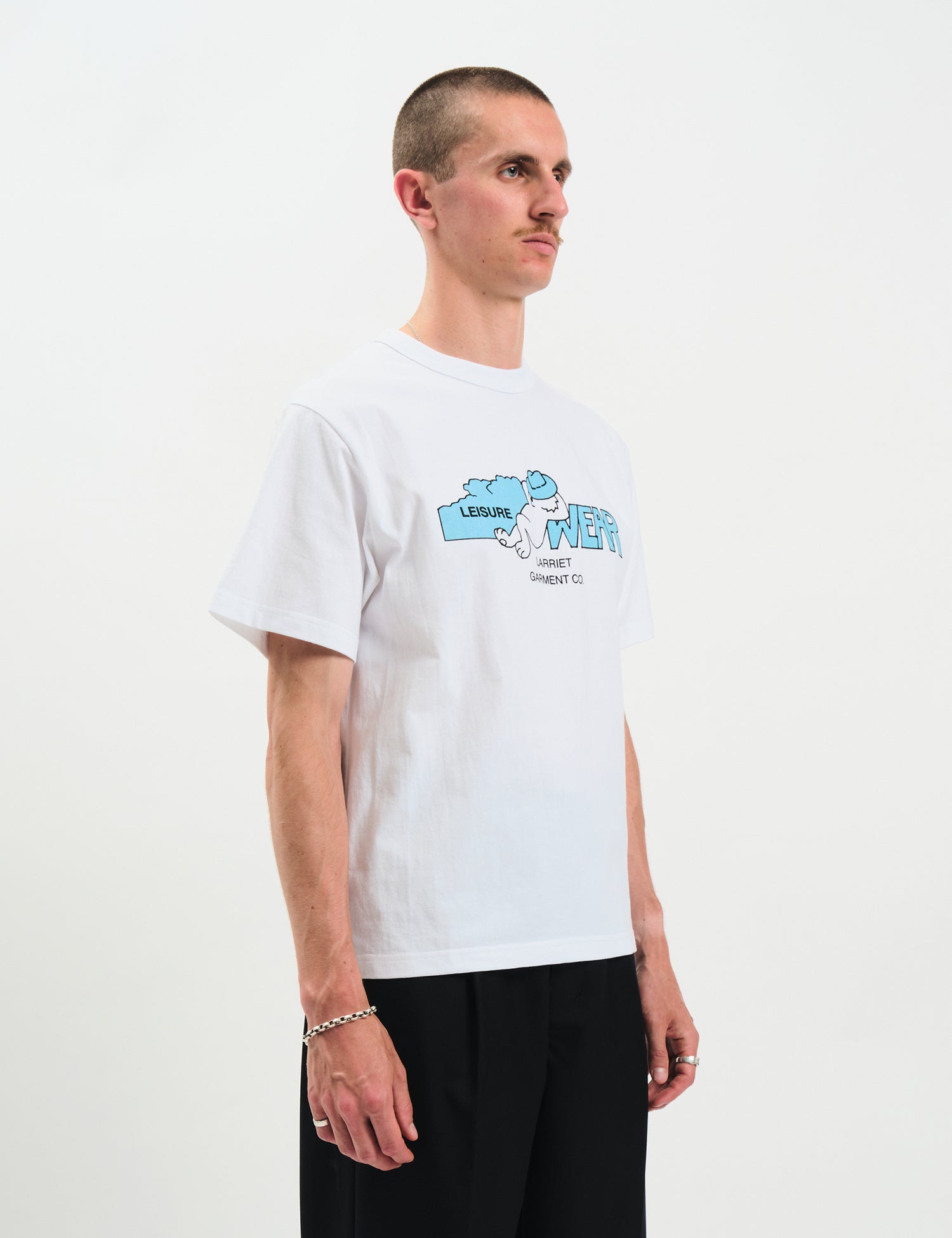 Larriet Leisure T-Shirt - White — BHODE