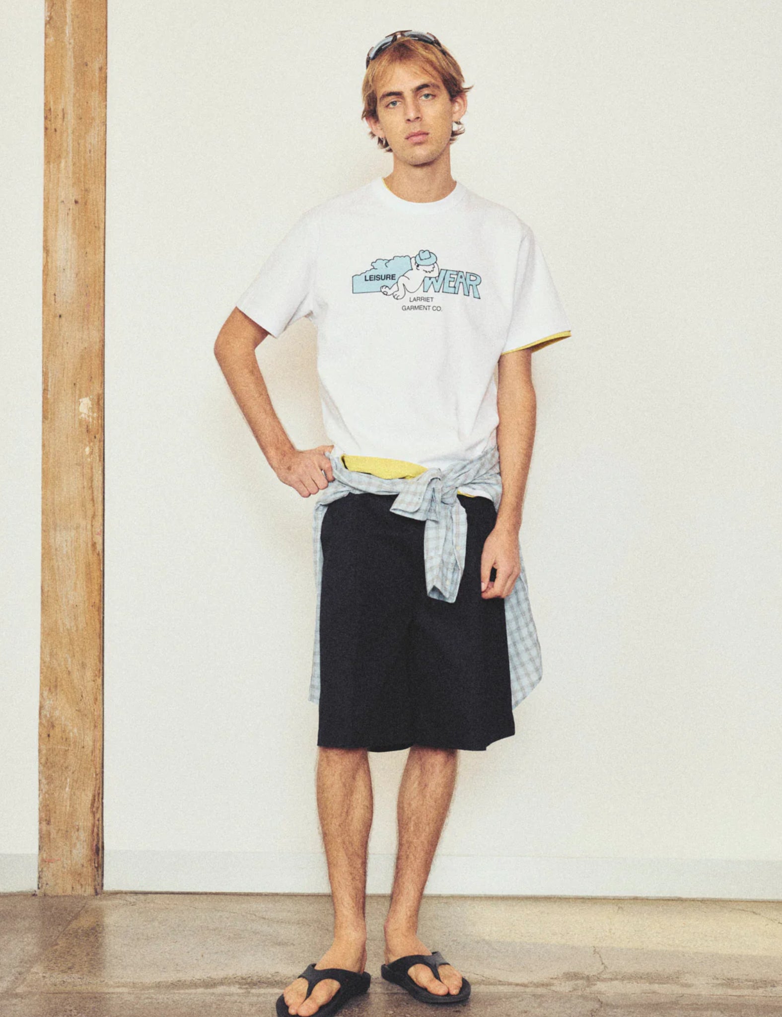 Larriet Leisure T-Shirt - White — BHODE