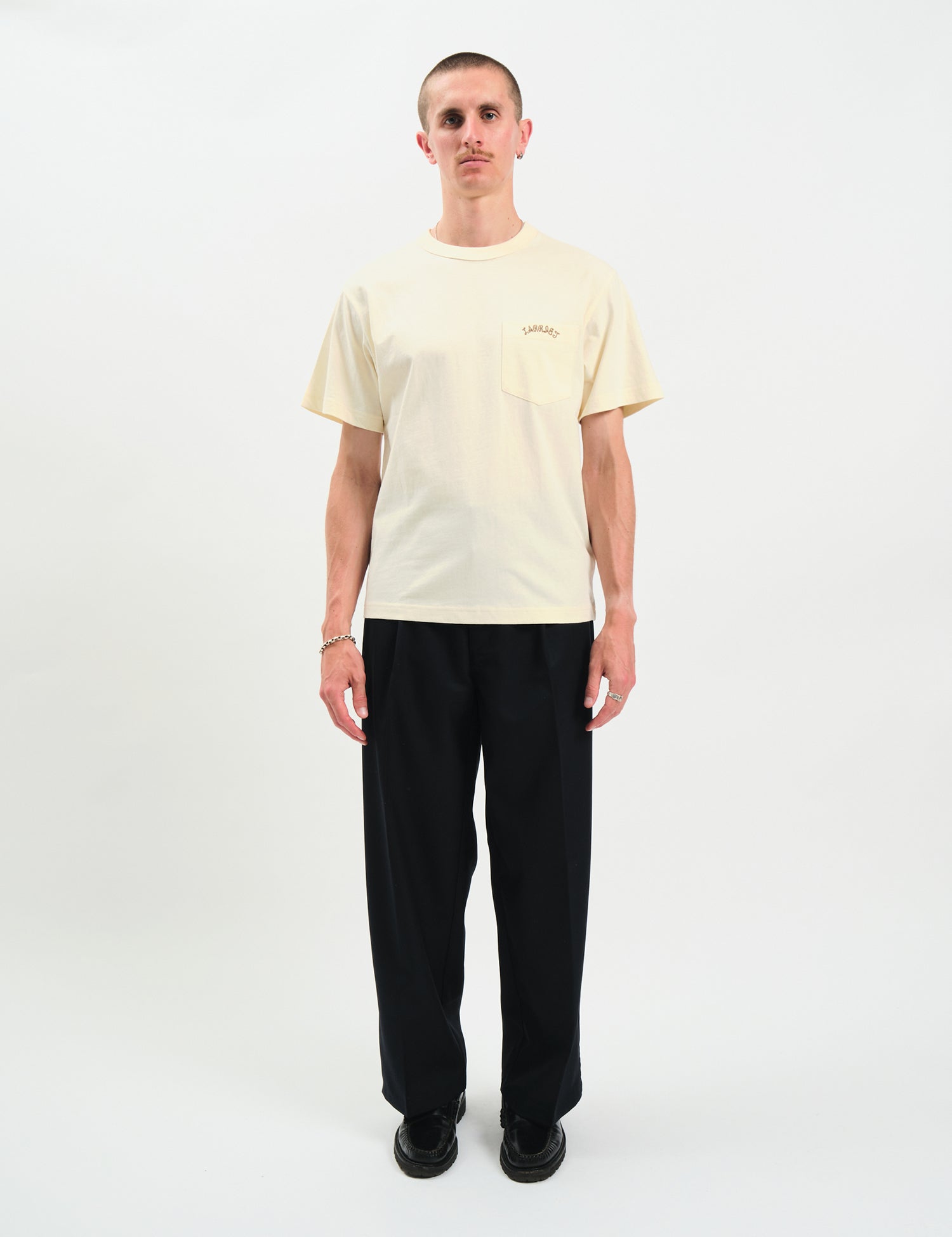 Larriet Lasso Pocket T-Shirt - Cream — BHODE