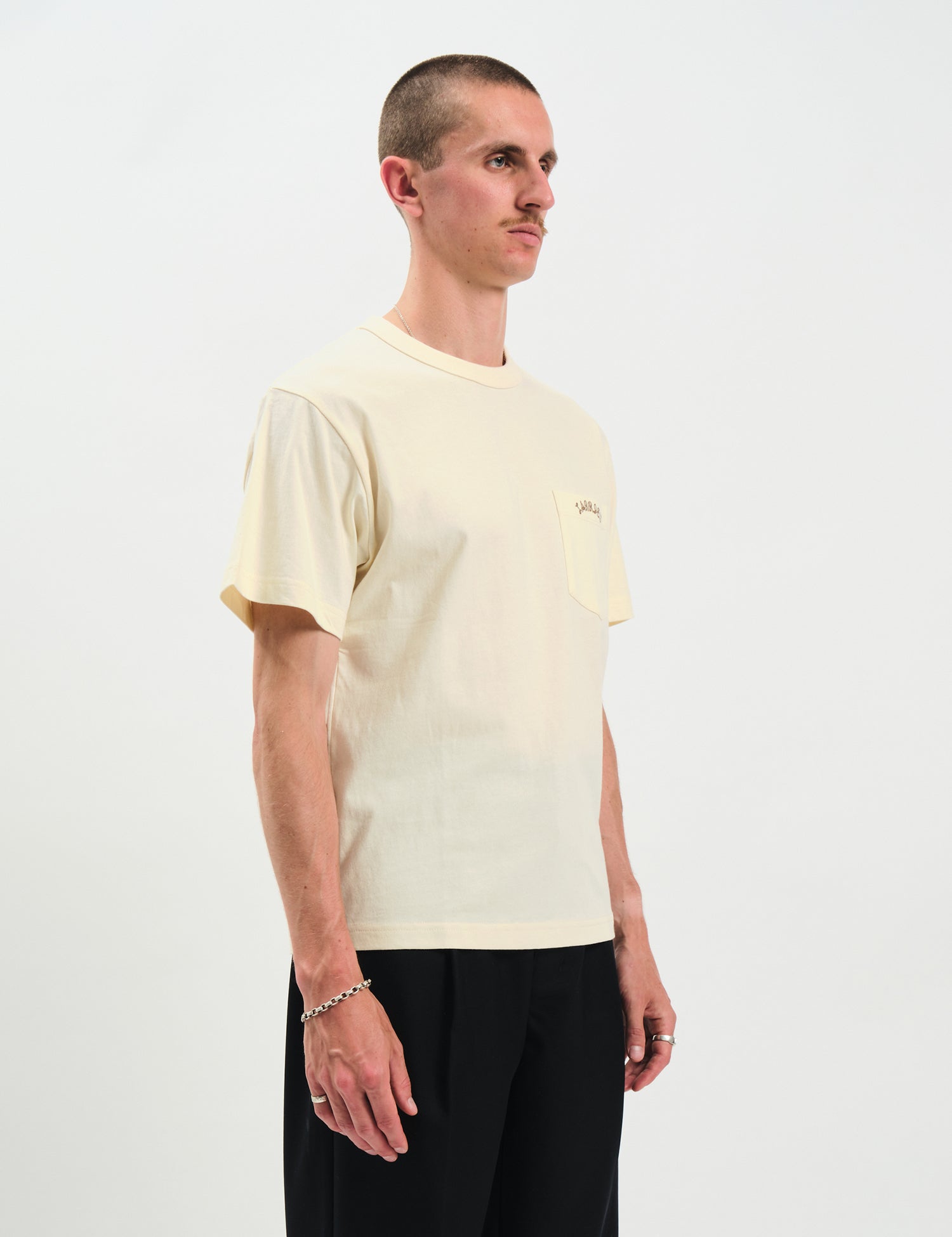 Larriet Lasso Pocket T-Shirt - Cream — BHODE