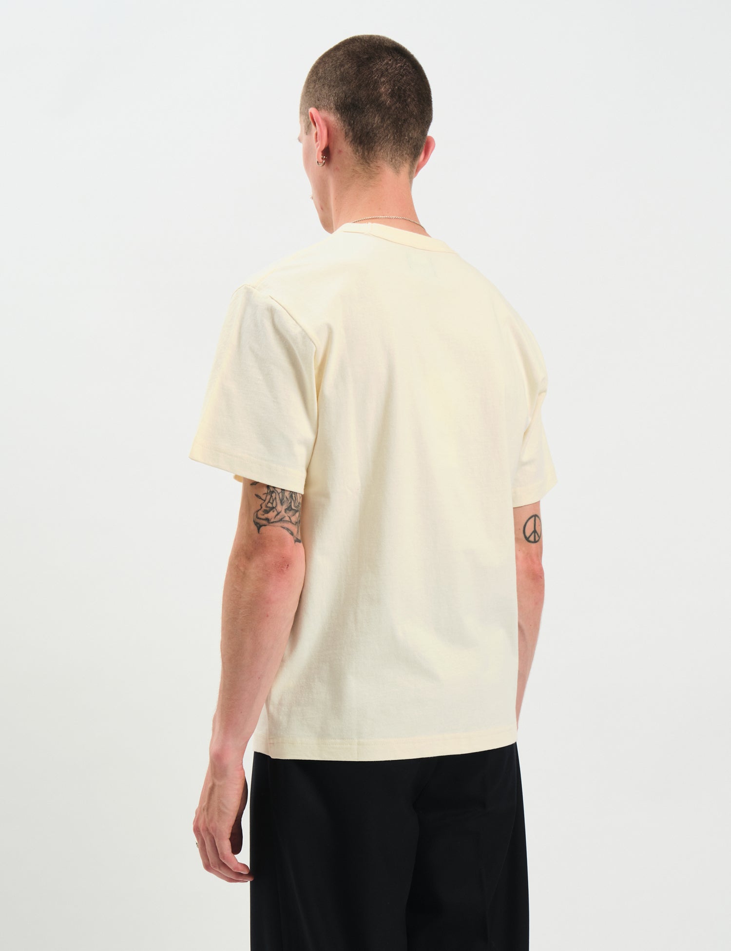 Larriet Lasso Pocket T-Shirt - Cream — BHODE