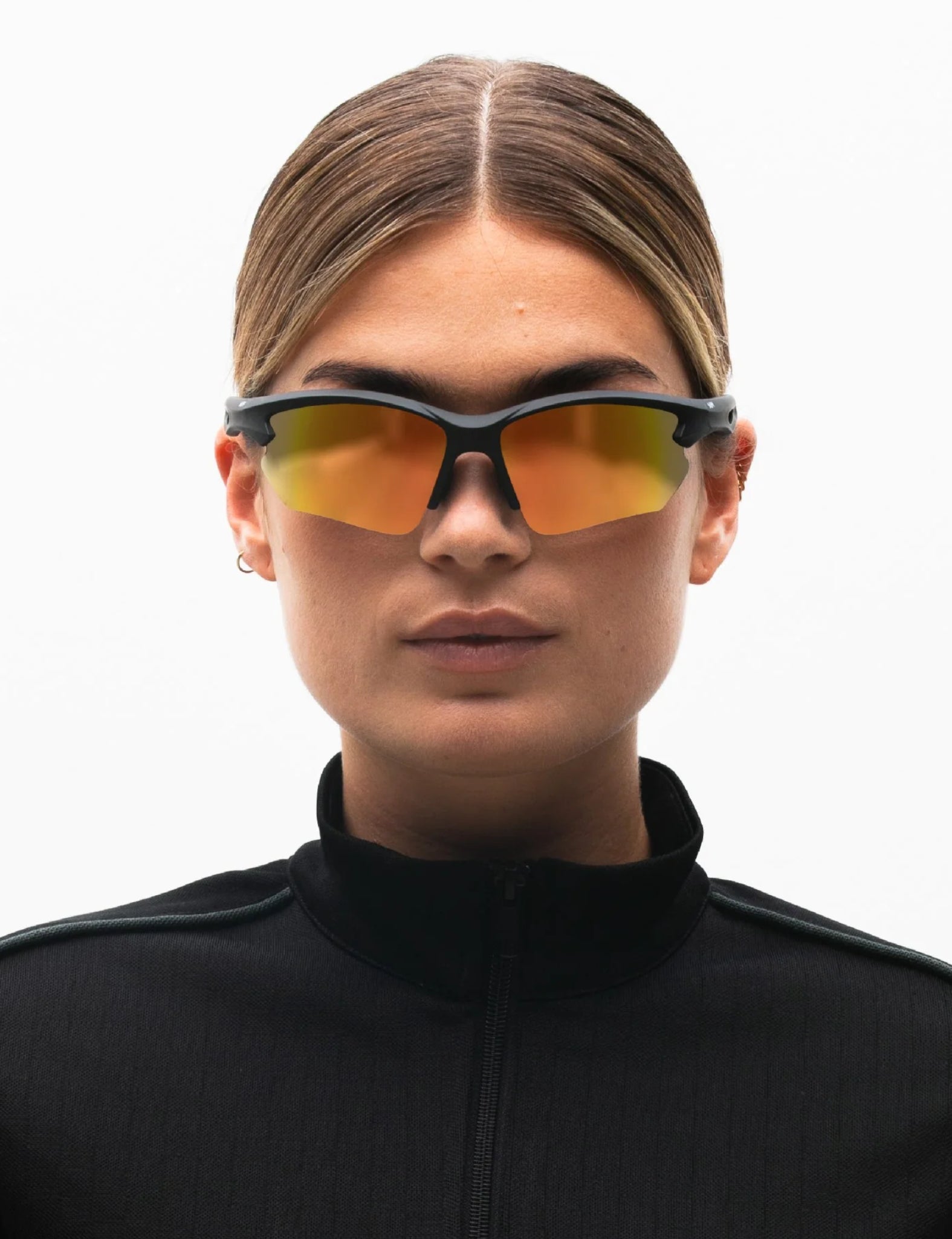 Messy Weekend Rate Sunglasses - Black/Sunset Polarized
