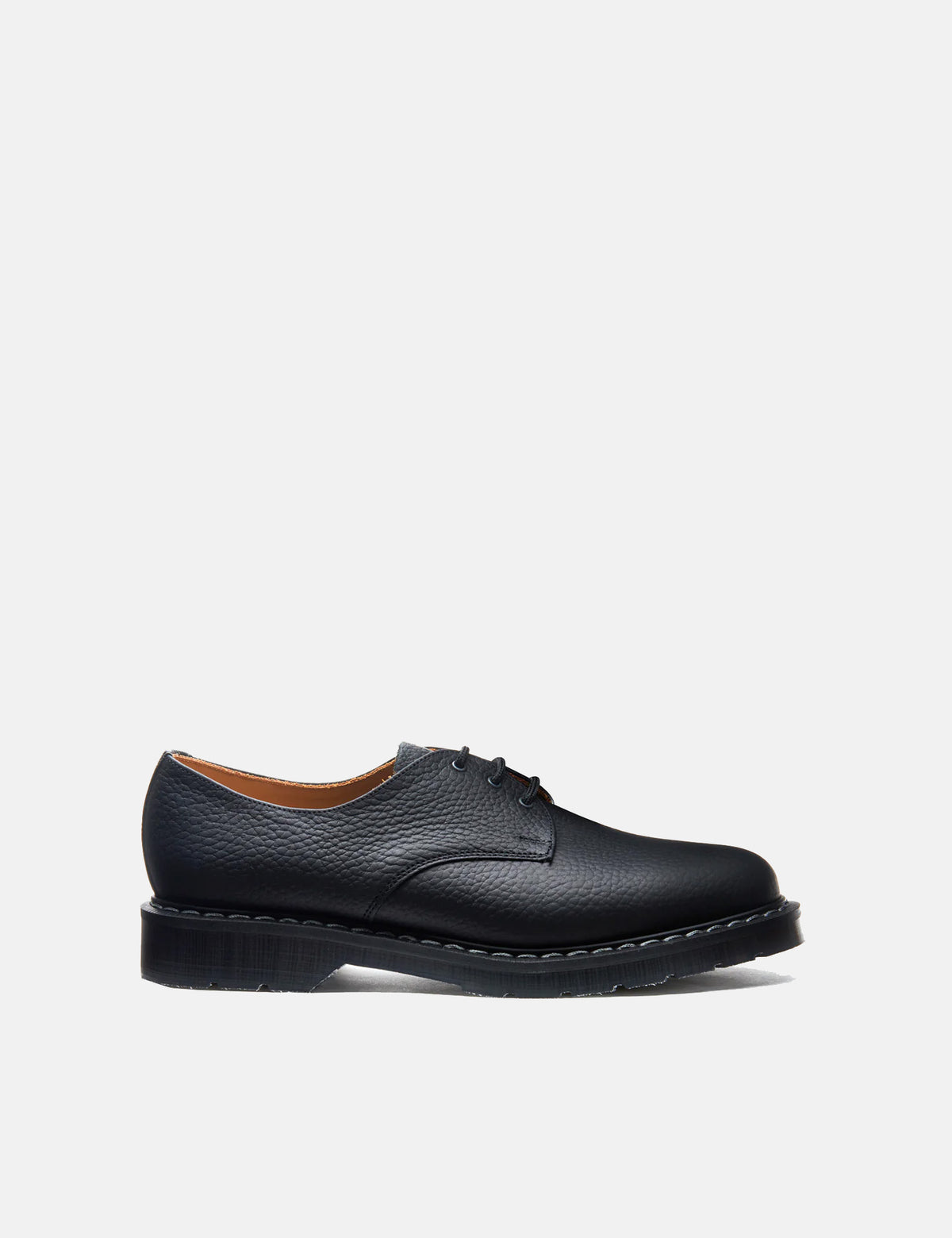 Solovair Gibson Shoes (Grain Leather) - Black